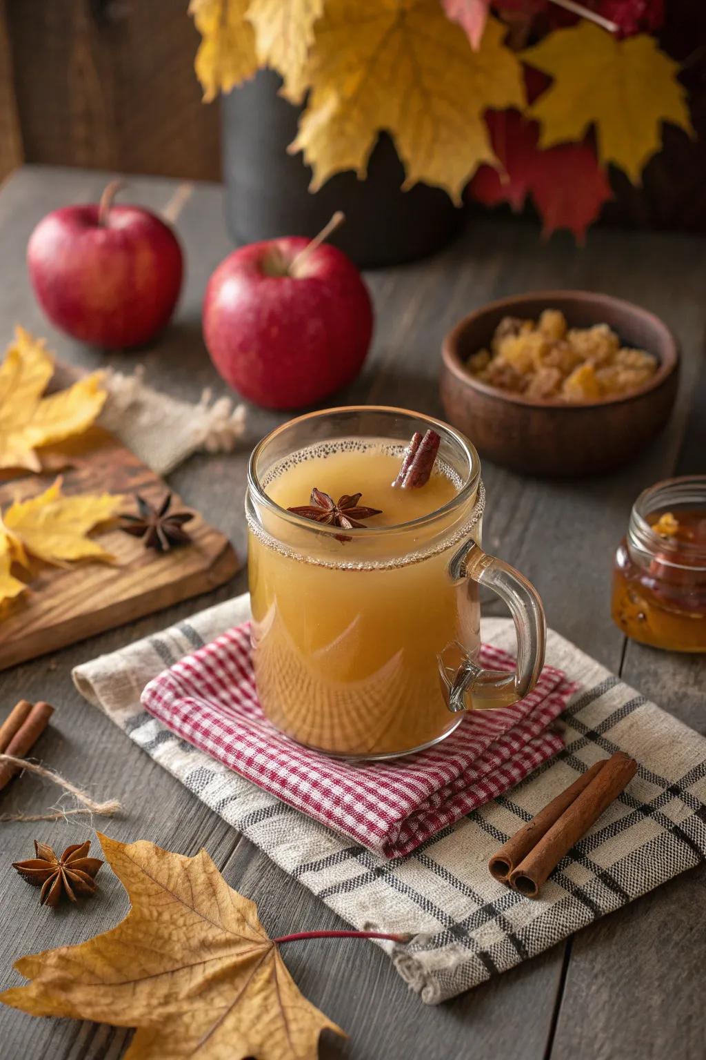 Spicy root brew adds an exciting twist to the traditional cider punch.