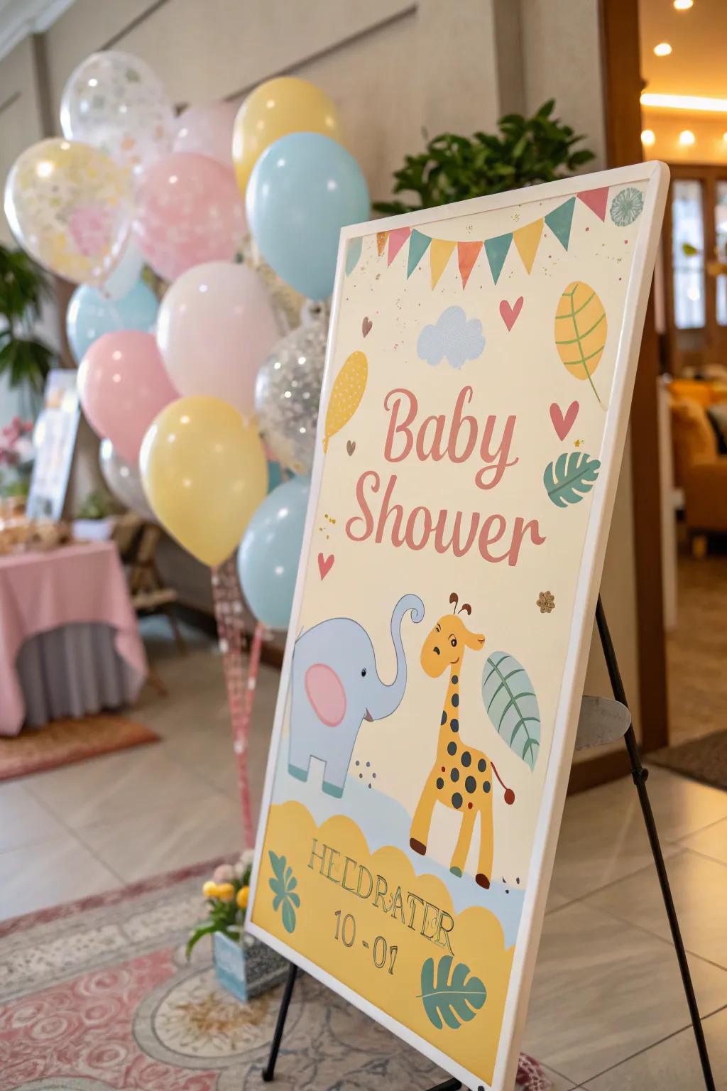 Creature-inspired banners inject a whimsical ingredient to your decorations.