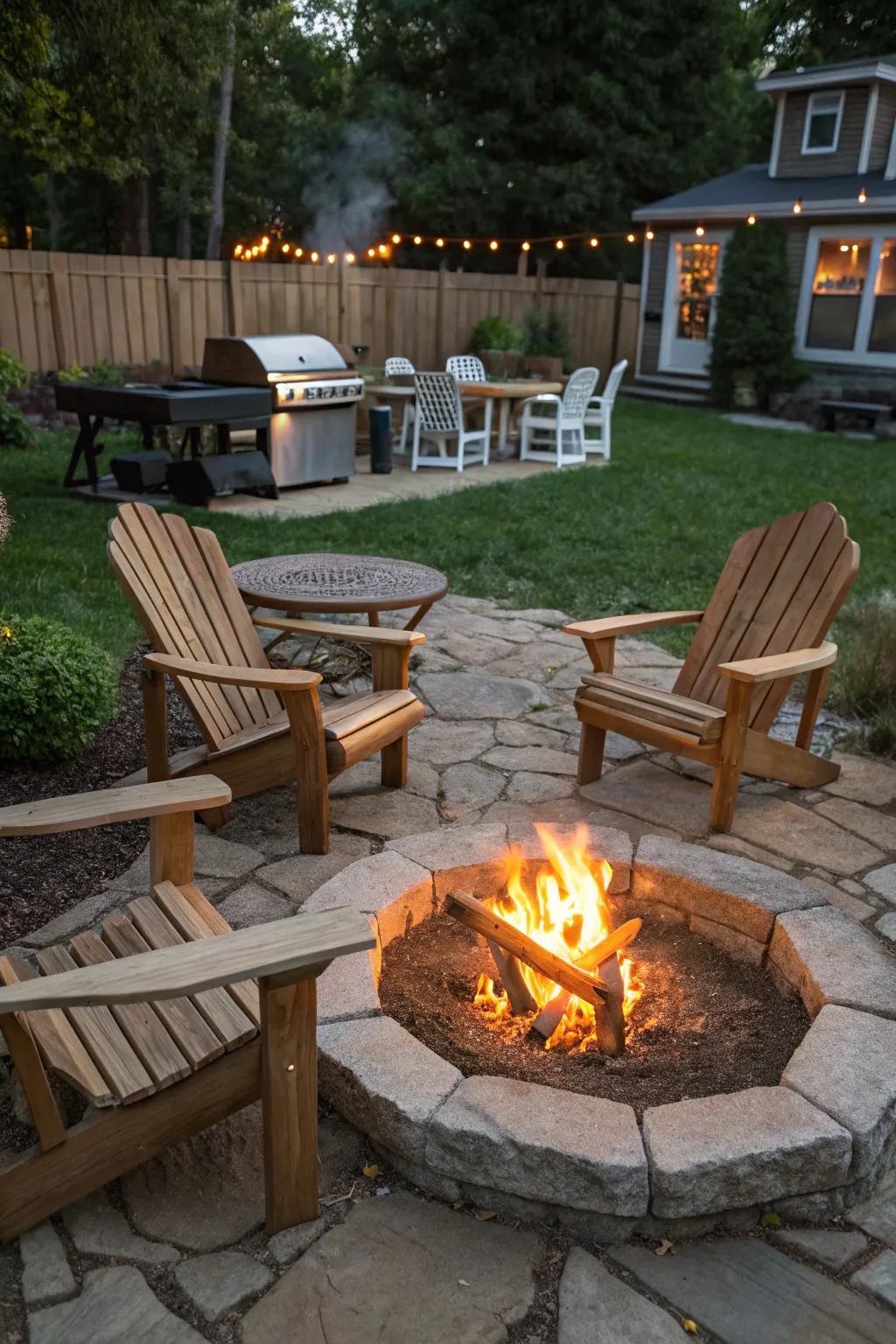 Combustion pits bring warmth and create a special vibe at any party.