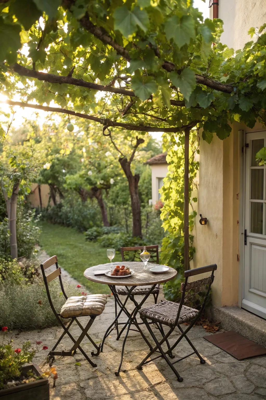Unwind in your personal vineyard sanctuary.