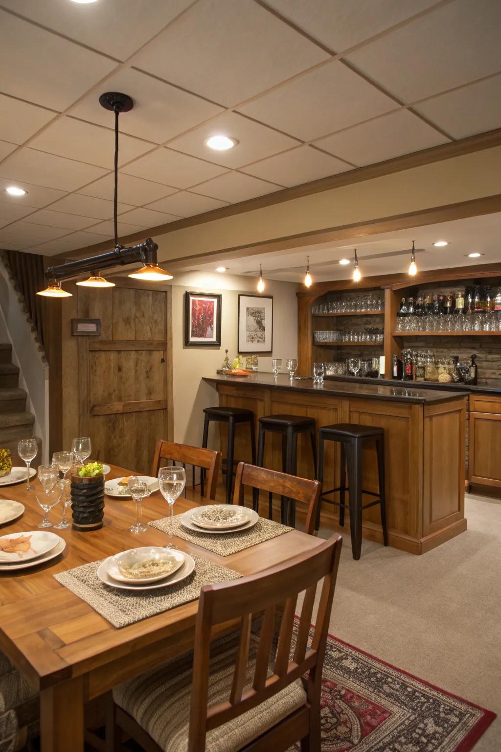A versatile basement that adapts to your lifestyle.
