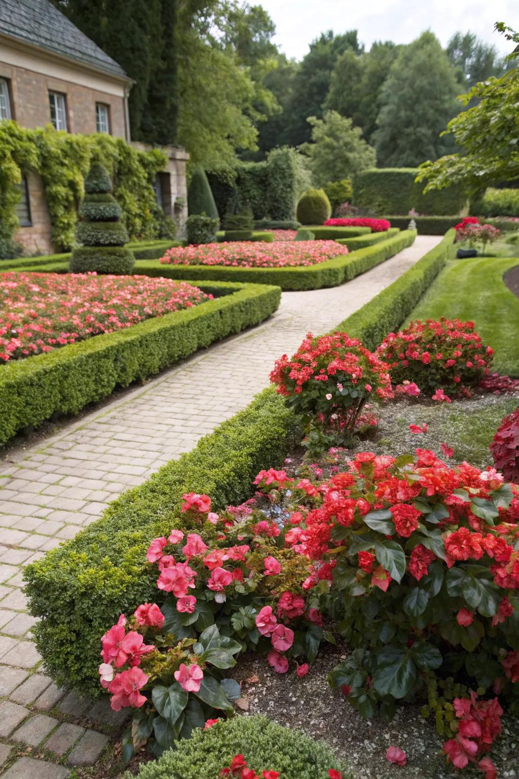 Blossomhearts blend fancy and simple garden styles perfectly.