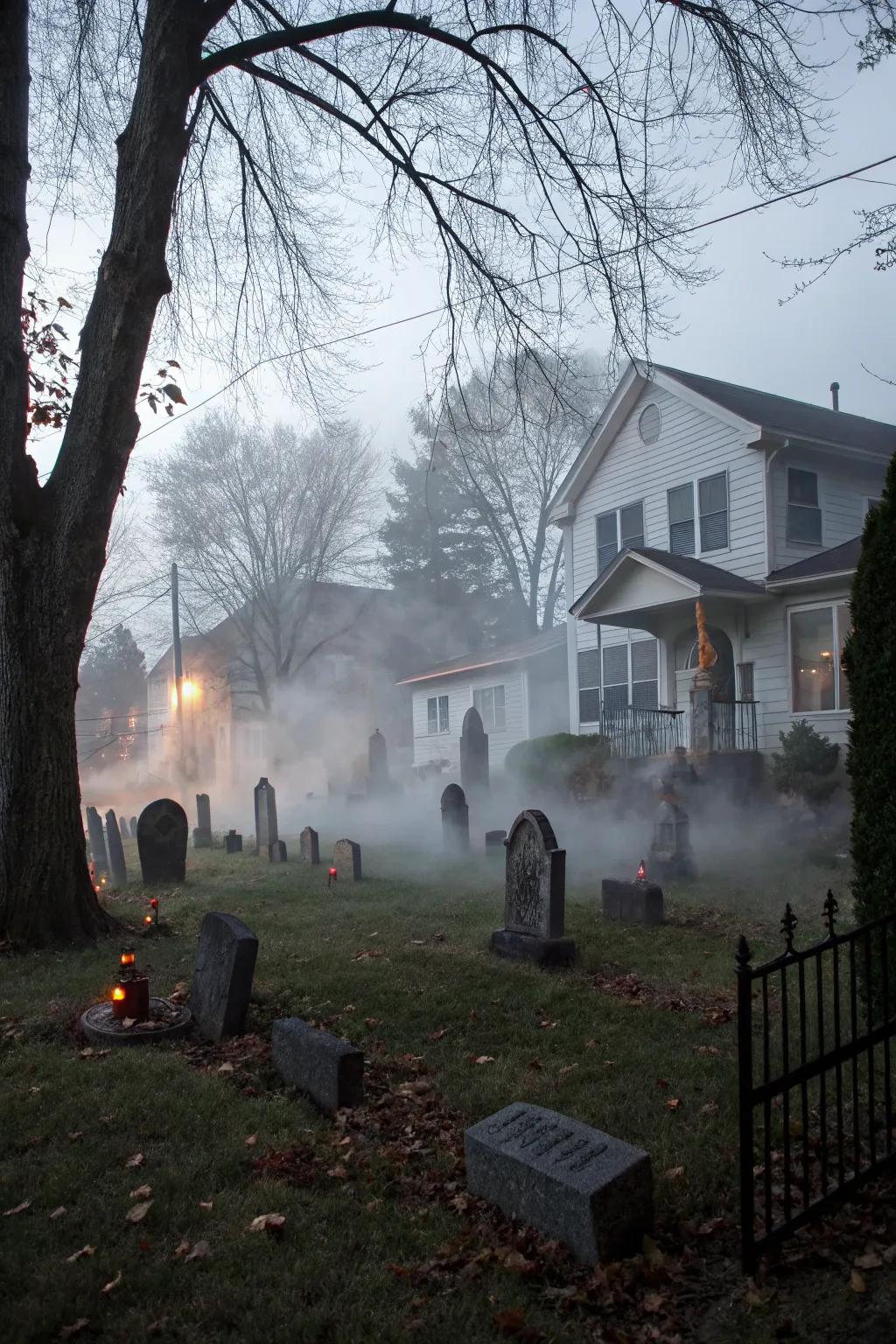 A spectral burial ground lays the foundation for Halloween thrills.