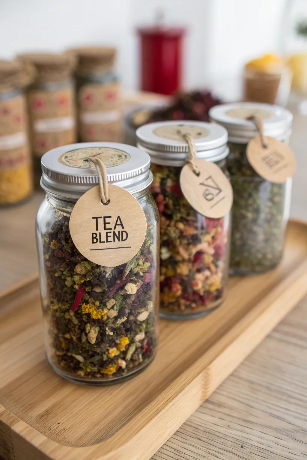 Bespoke tea blends for an individualized tea-time experience.