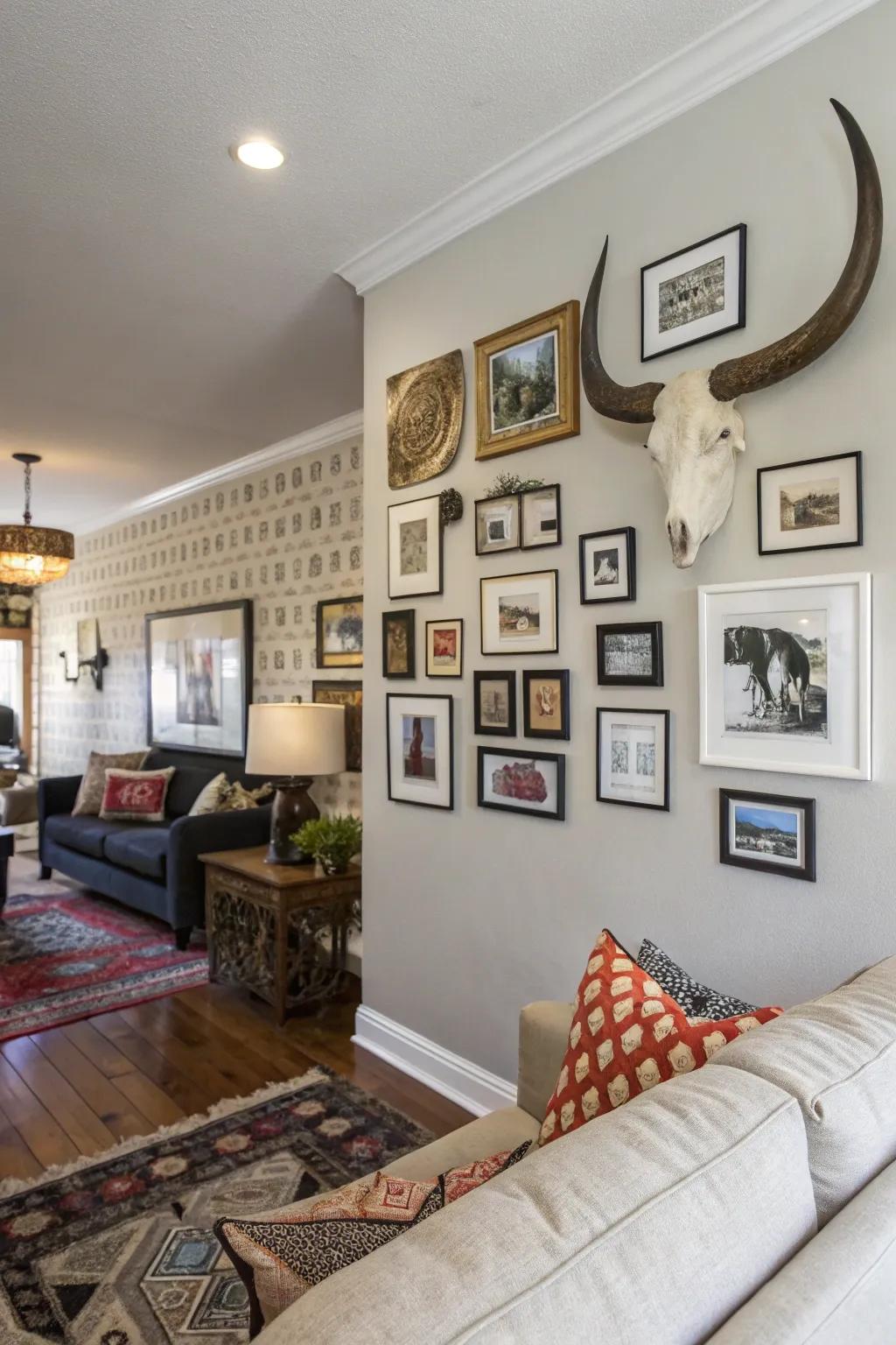 Blend and match using a gallery exhibit.
