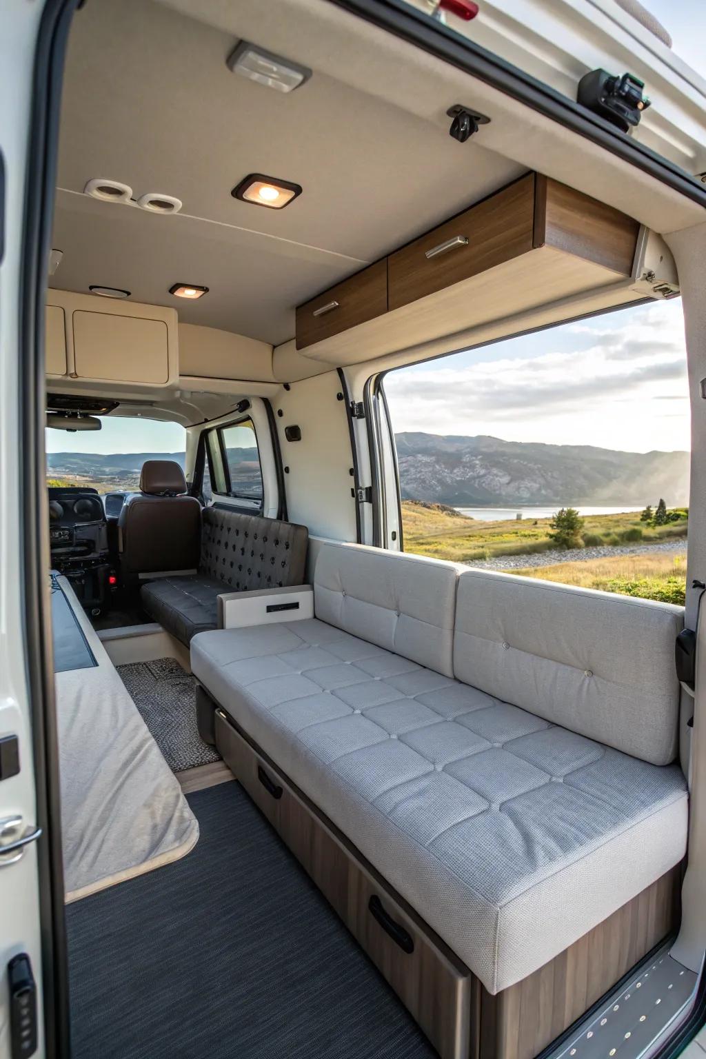 L-couch pullout beds provide both comfort and functionality in one design.