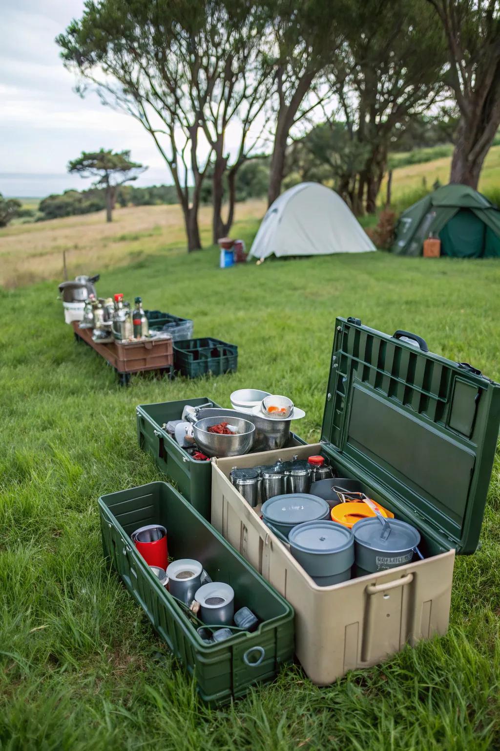 Useful storage approaches for your outdoor kitchen.
