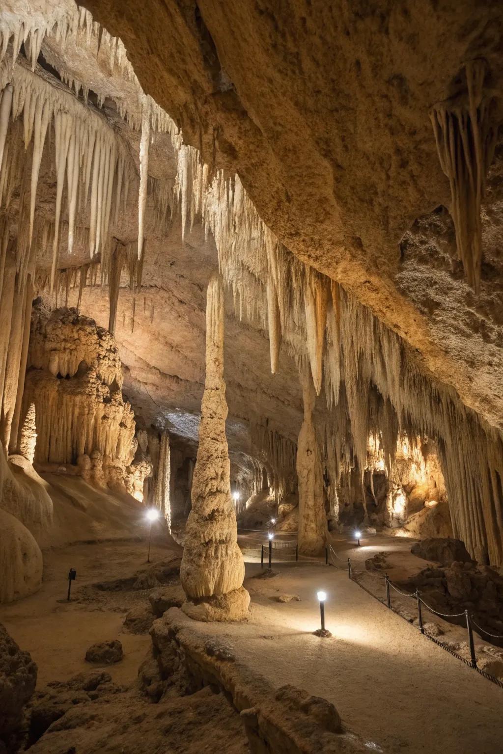 Artificial rock formations impart authenticity to your décor.