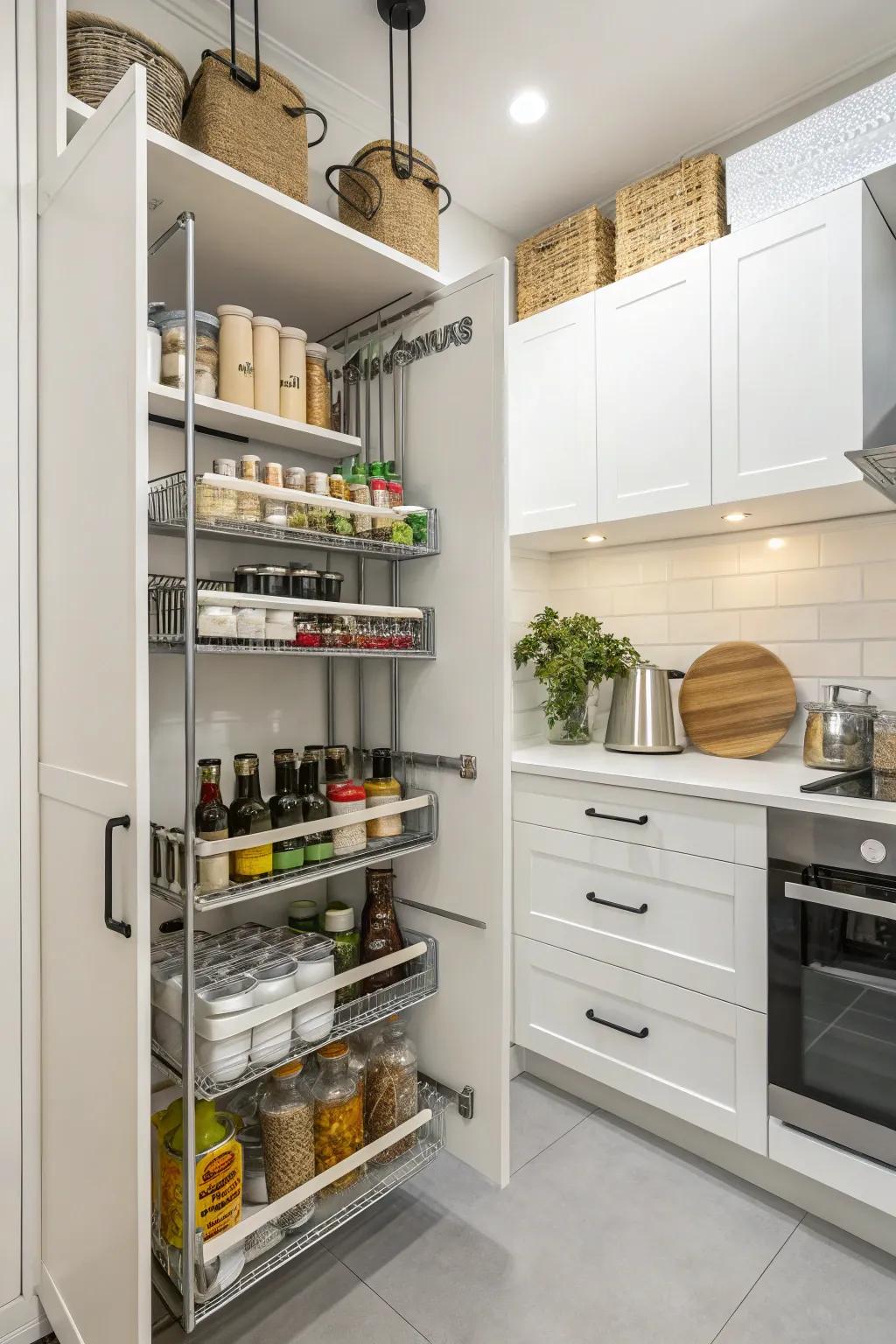 Efficient storage methods that keep everything accessible.