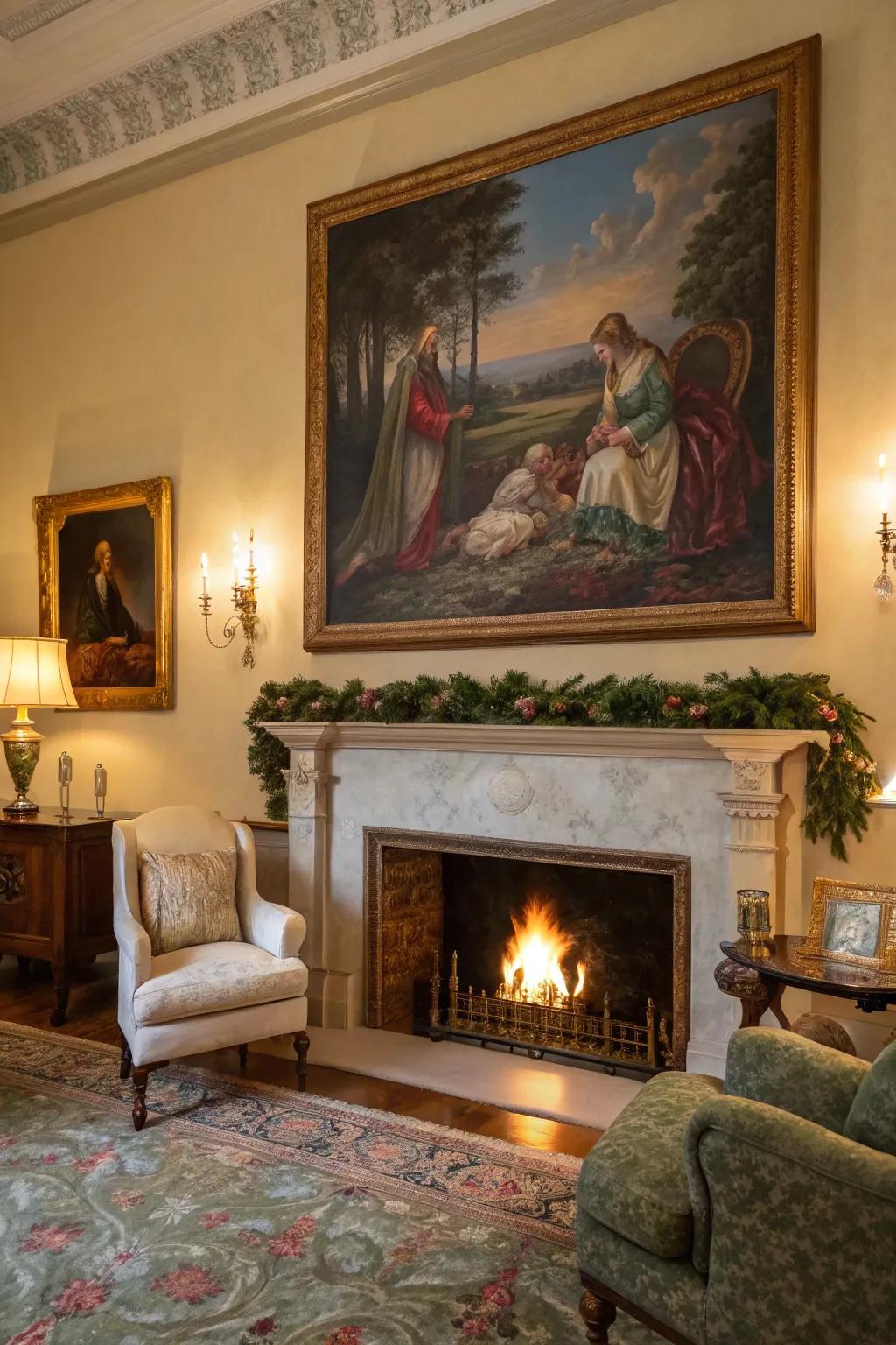 Biblical settings in artwork offer a storytelling aspect to any home.