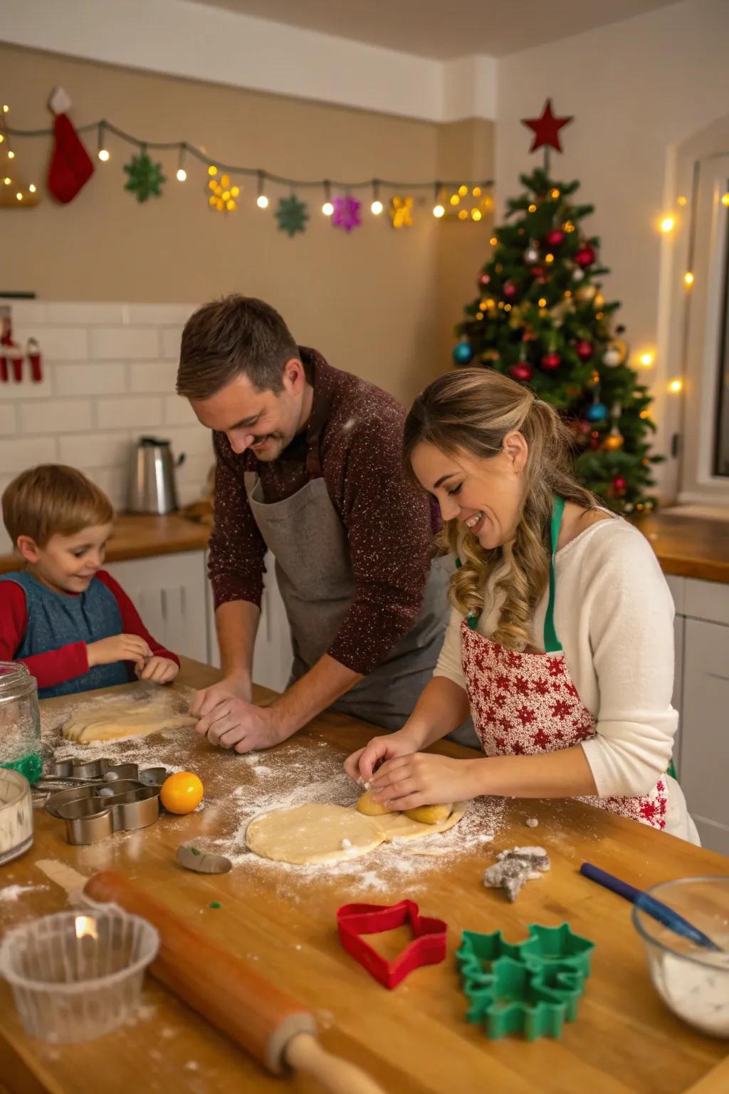 Baking together embodies the true spirit of the holidays.