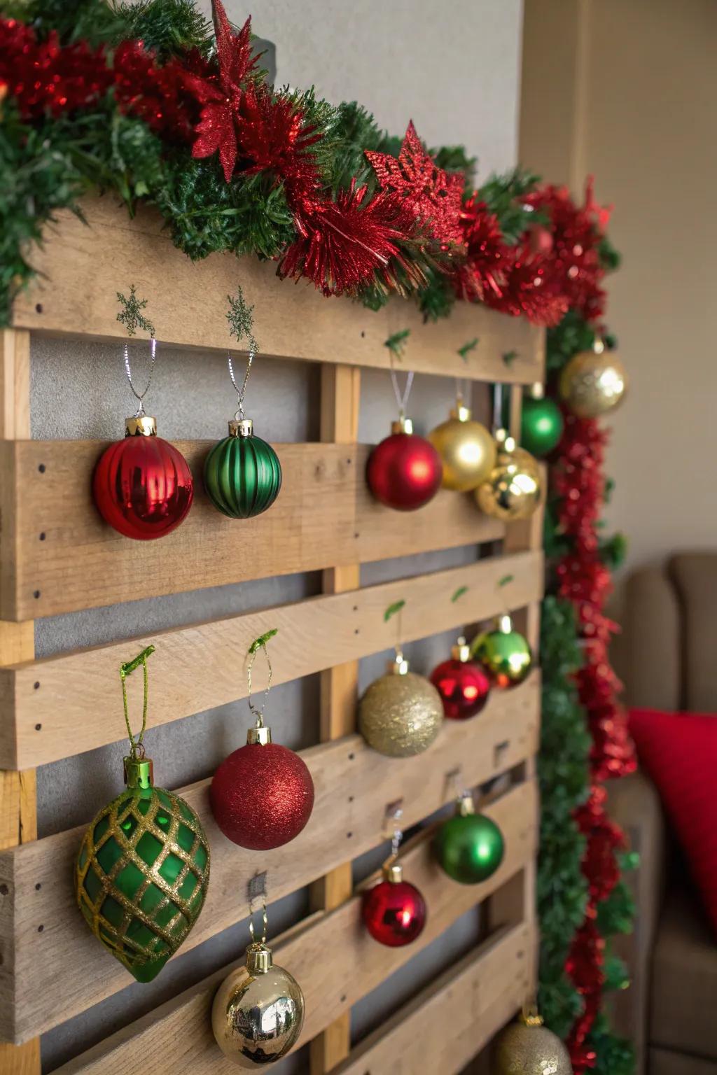 Exhibit your baubles with a wood plank showcase.