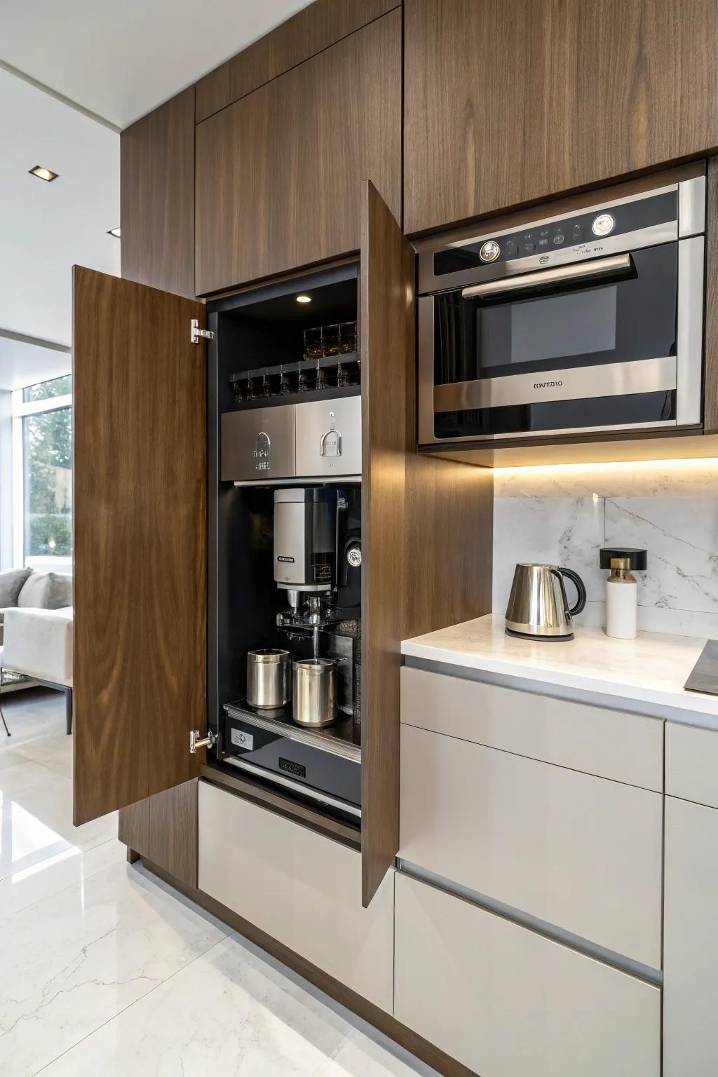 An integrated java mechanism for a fluid cooking space venture.