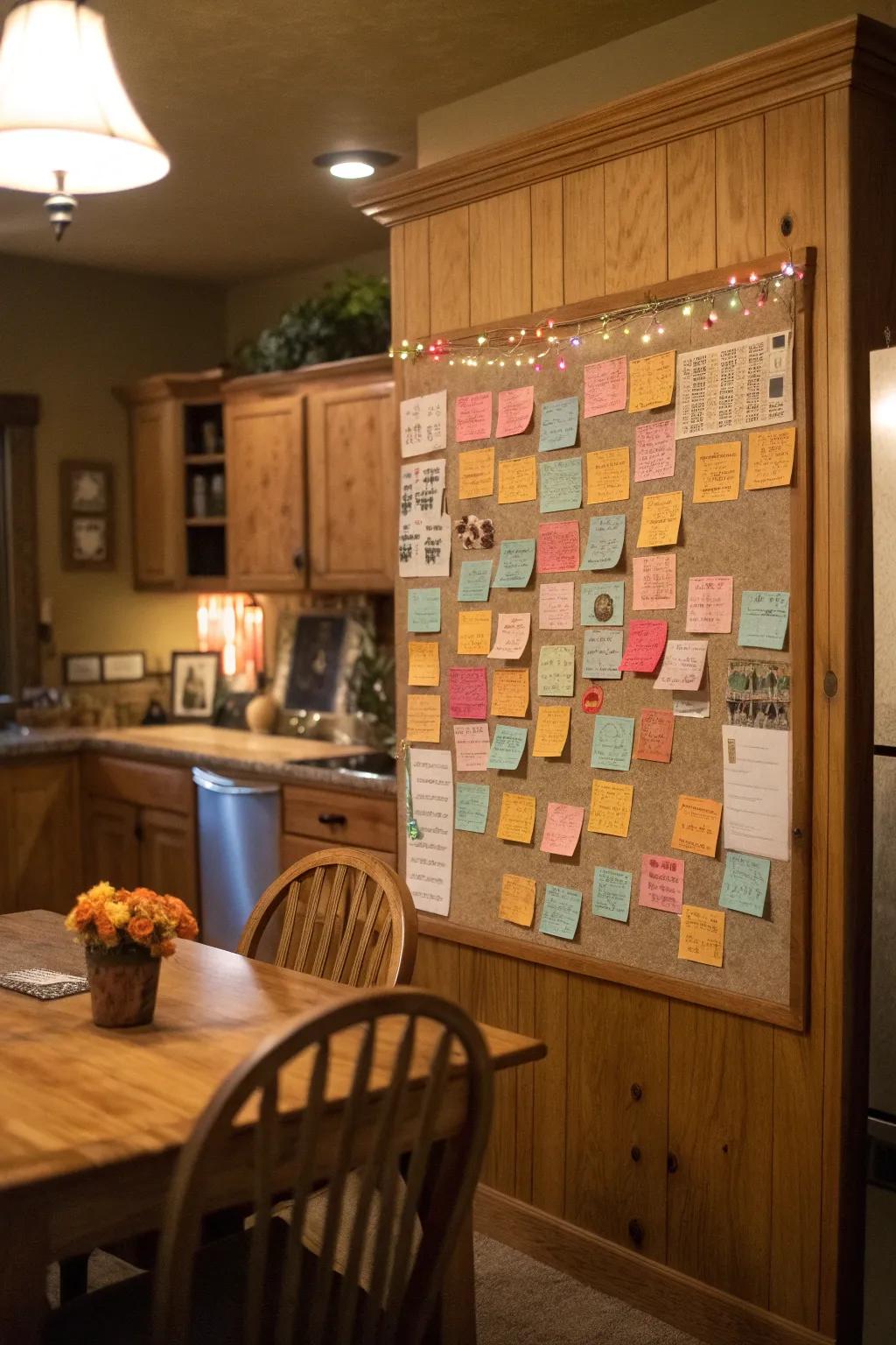 A communication panel brimming with affection and recognition.