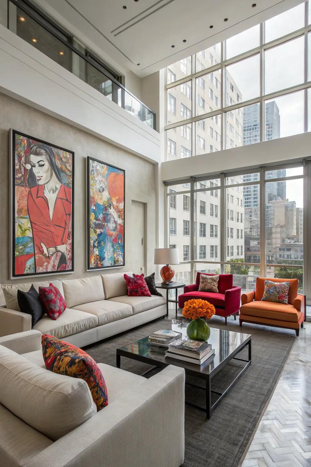 Vivid embellishments can impart a personal signature to your residence.