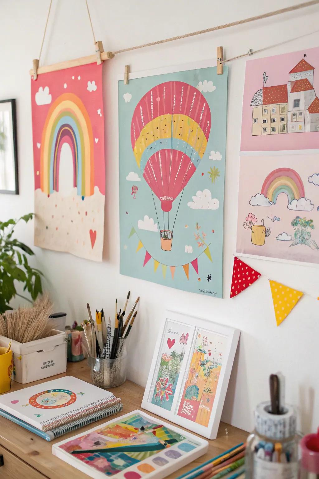 Whimsical illustrations inject fun and creativity into your design.