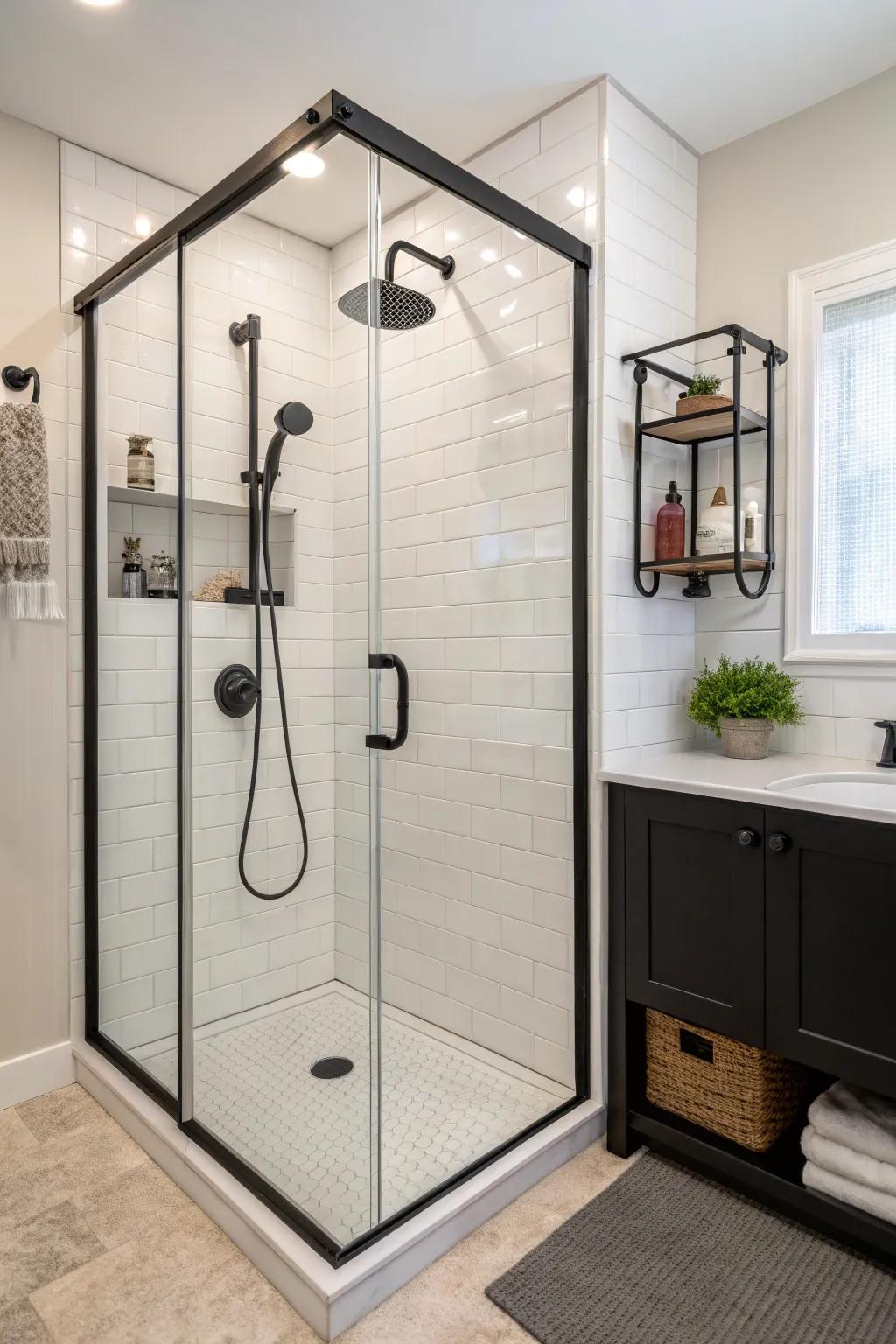Enhance your shower through refined fixtures.
