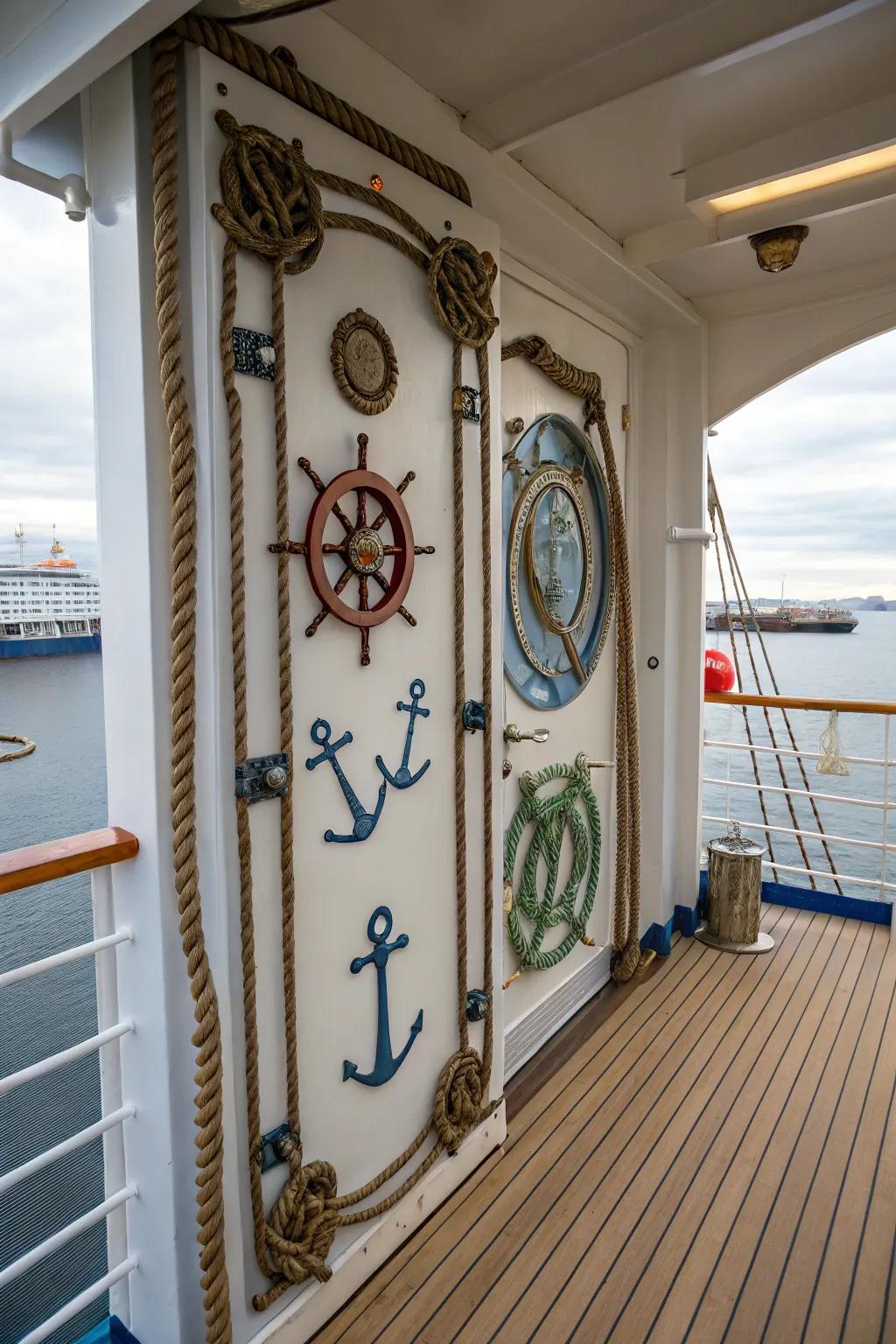 Embody the essence of the sea with nautical-themed decorations.