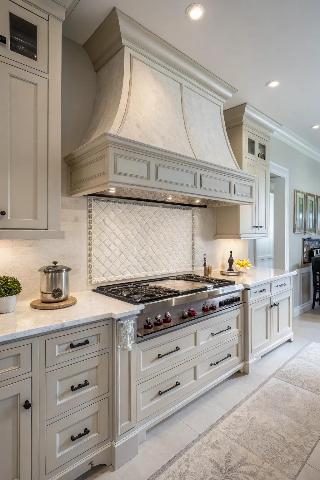 Integrated hoods foster a flawless, unified kitchen aesthetic.