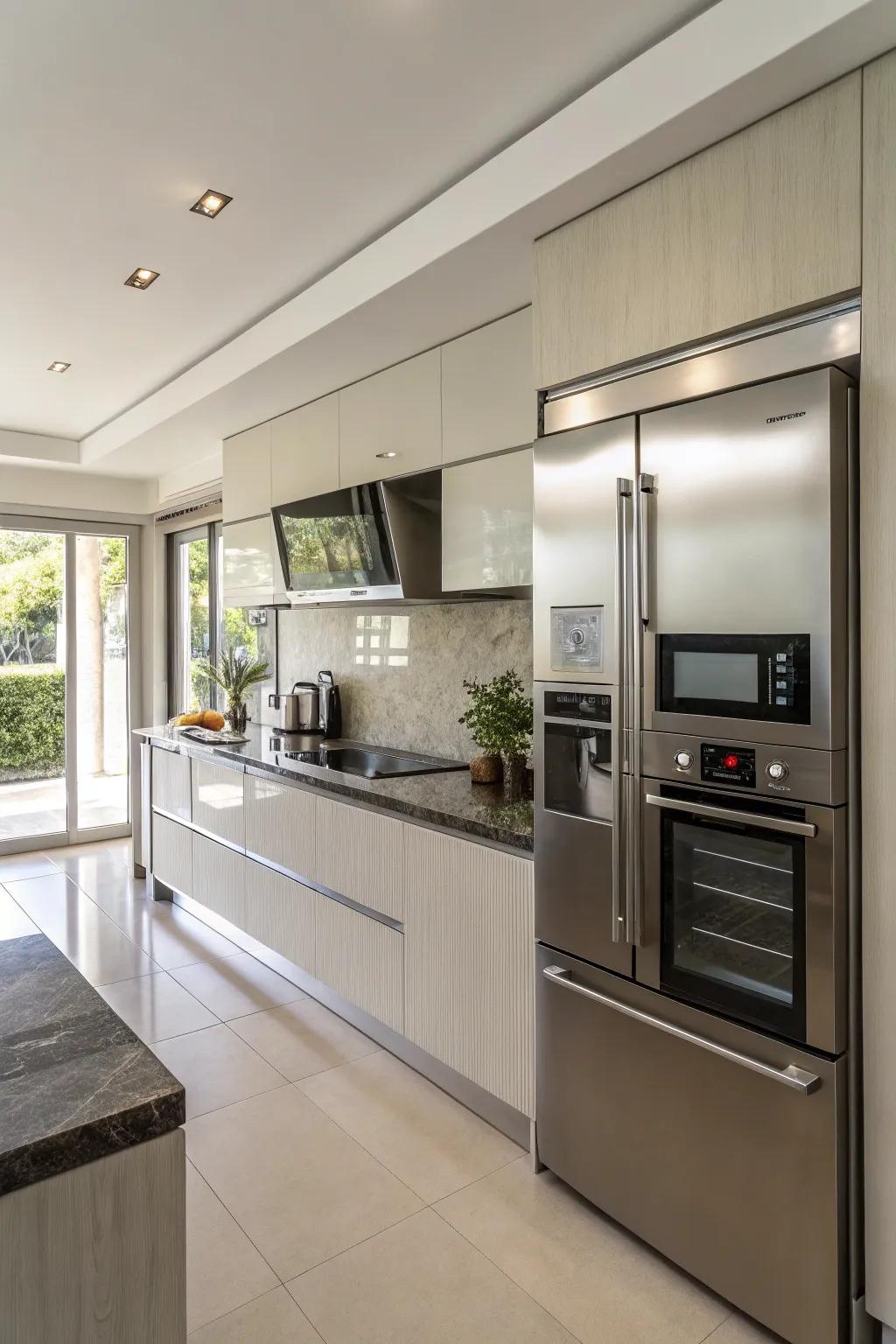 High-end appliances that blend style and technology.