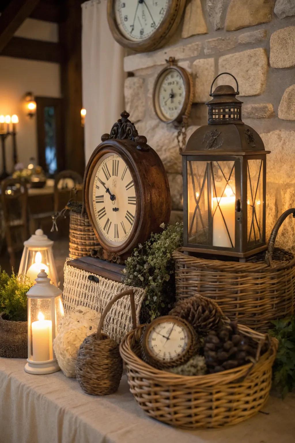 Vintage accessories infusing individuality and attraction.