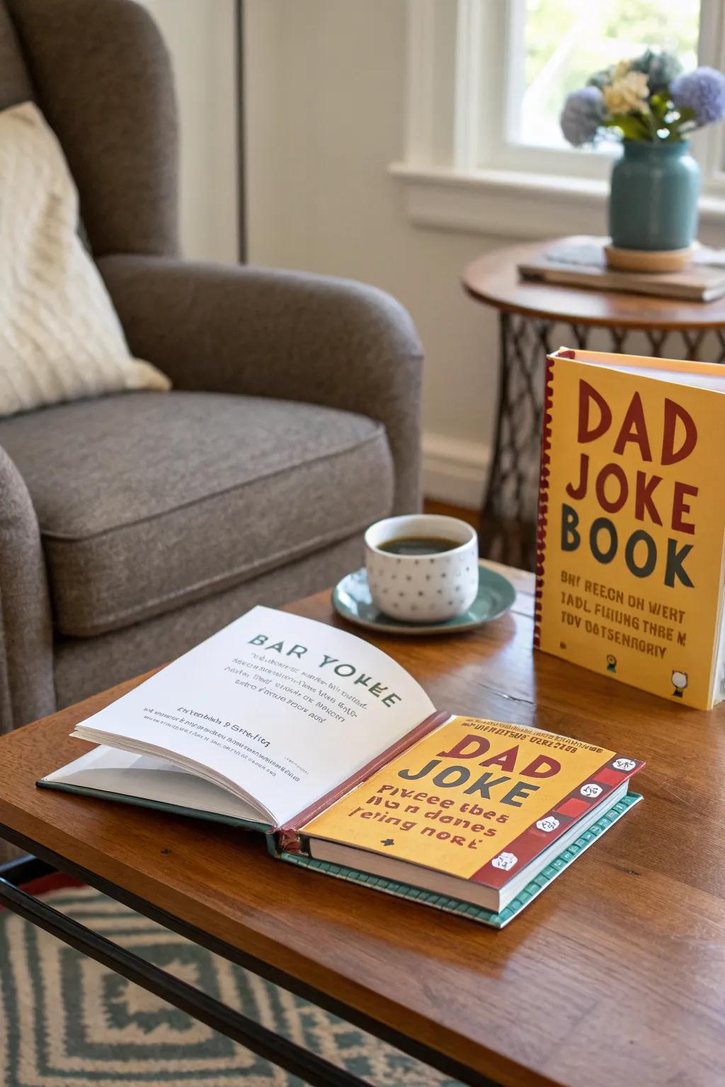 Infuse joy into the household with a timeless dad joke book.