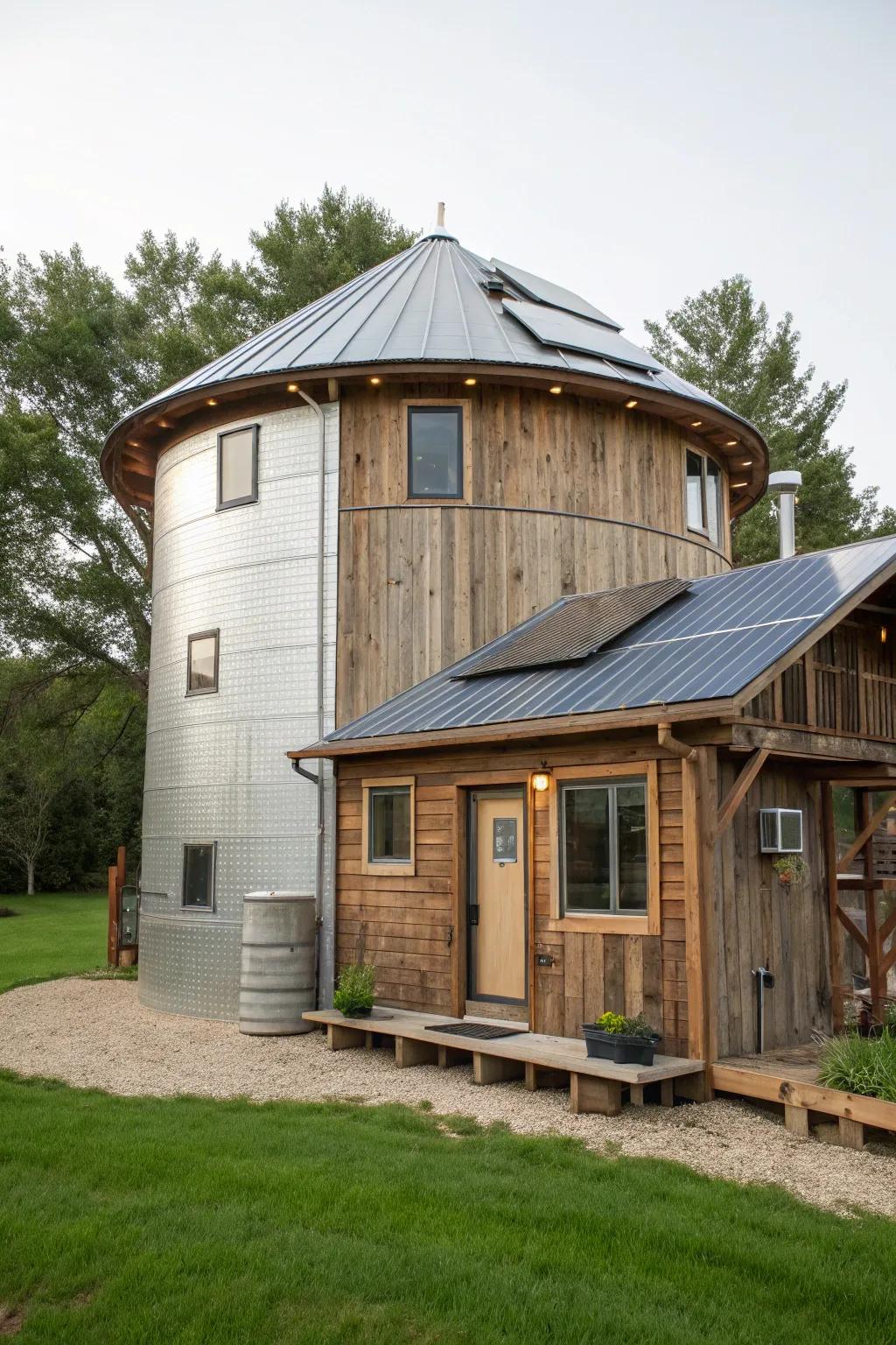 A green sanctuary that merges sustainability with style.