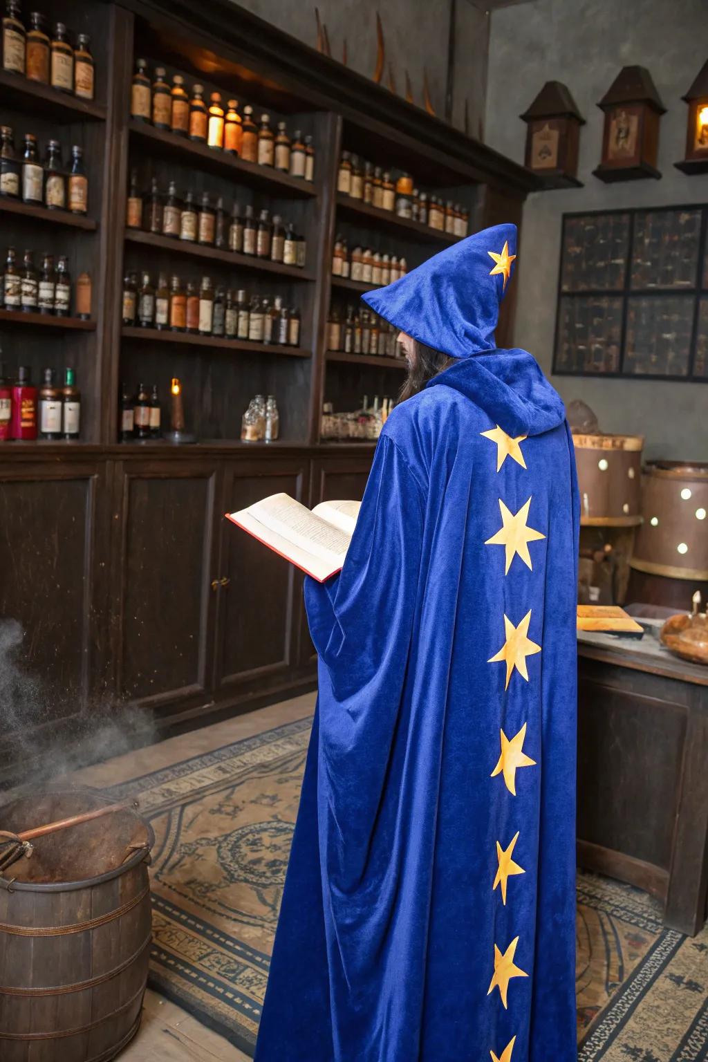 Cast spells in flair with a mythical enchanter gown.