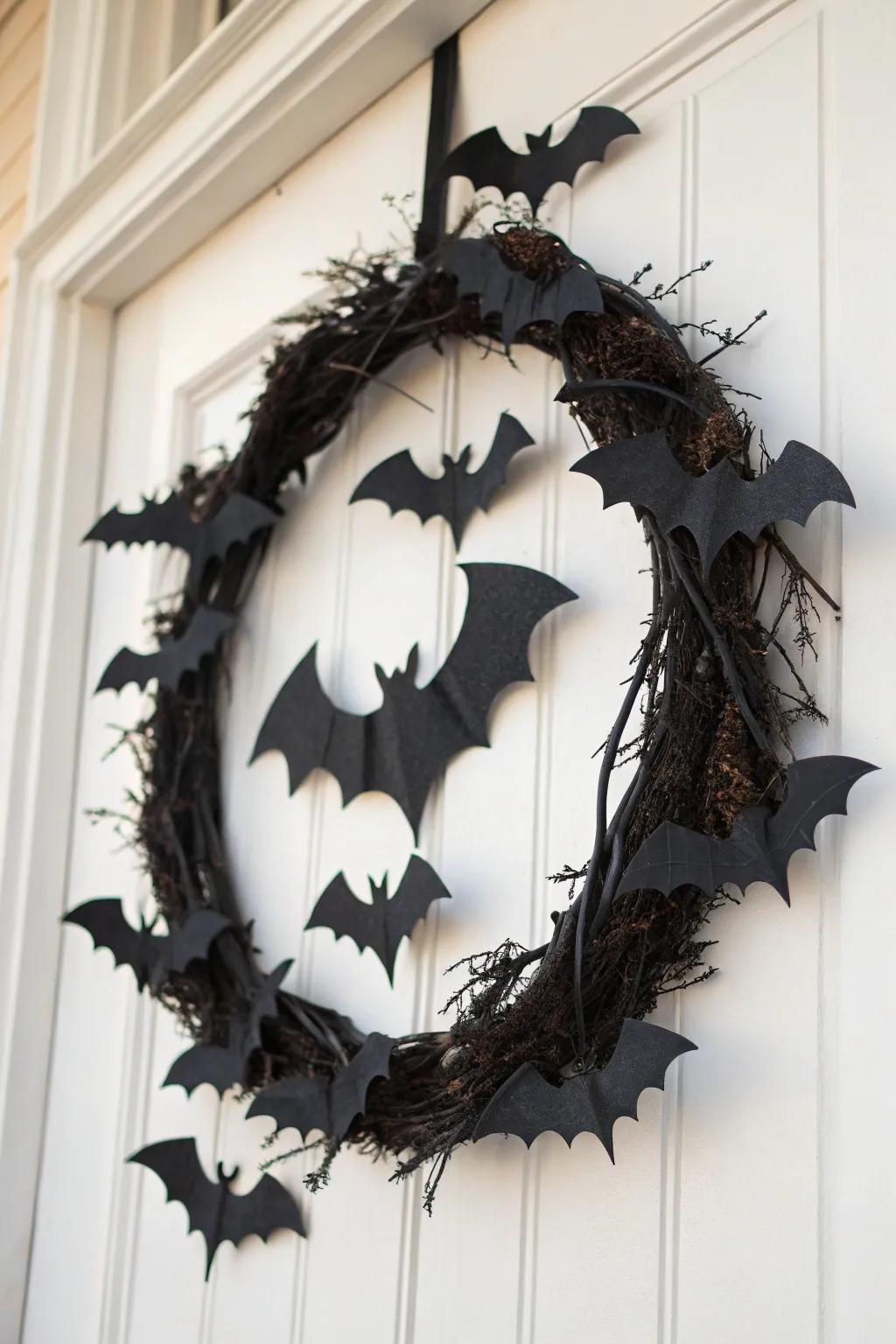 Become batty with this straightforward and striking bat-inspired ring.