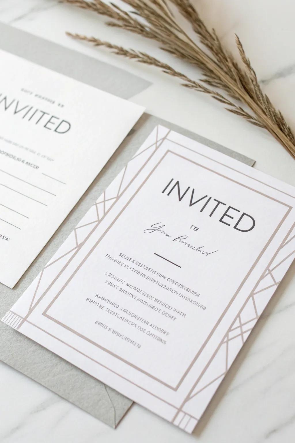 Simple designs offer a chic and modern appeal.