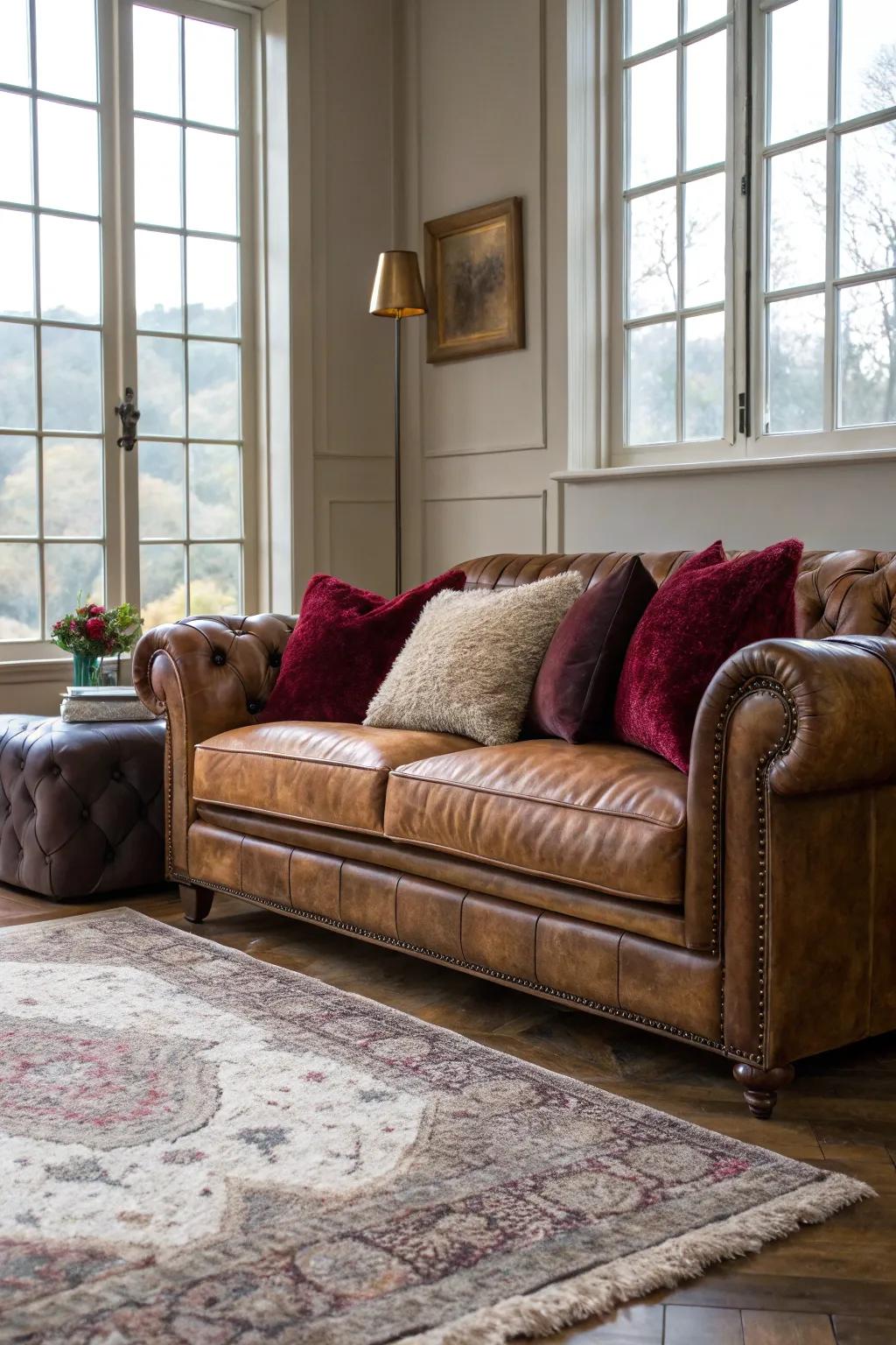 A lounge that fascinates with its luxurious combination of surfaces.