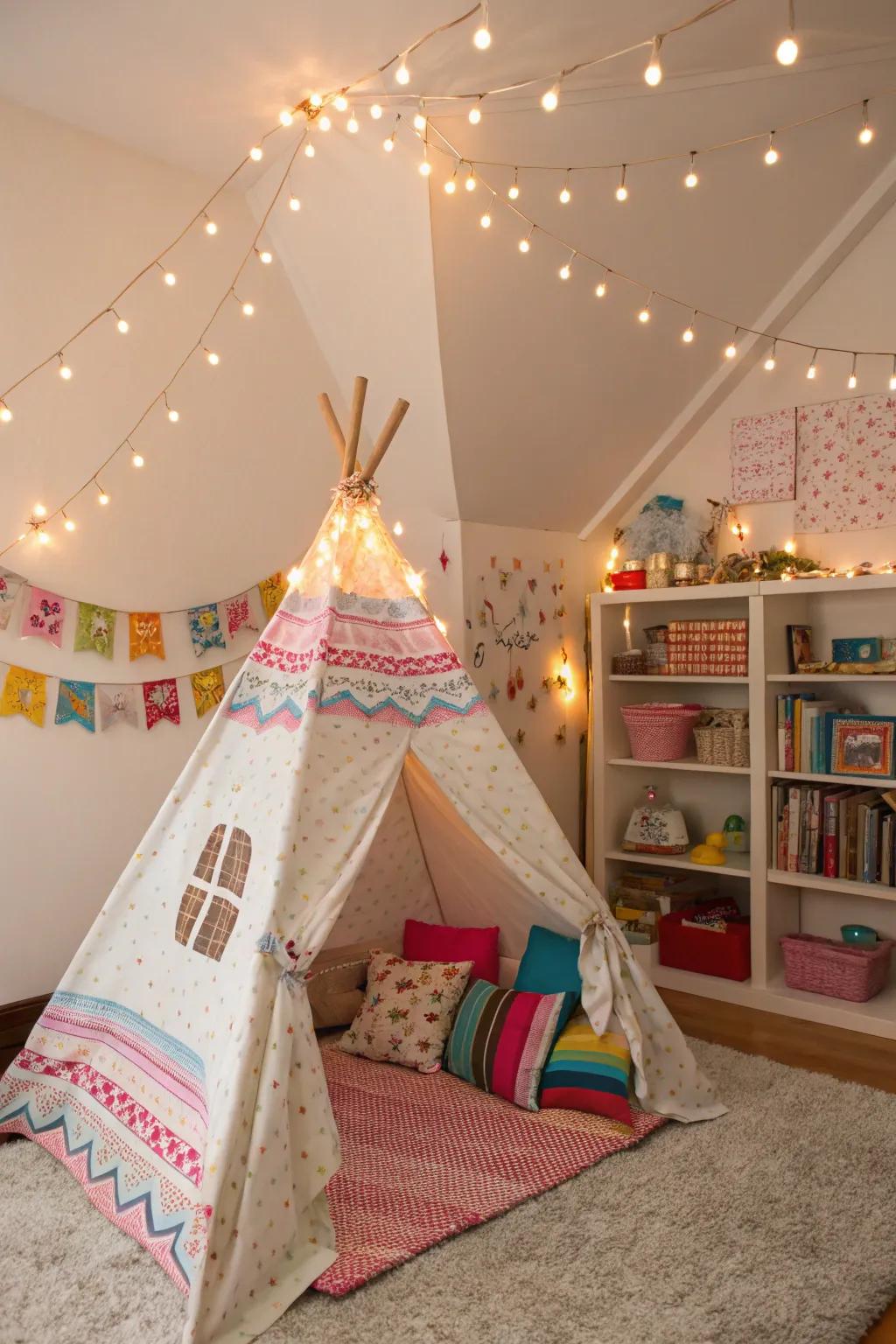 Quirky additions turn a space into a dreamy getaway.