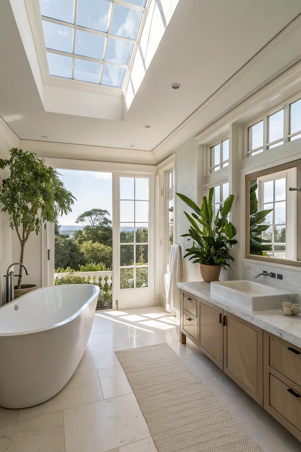 Room to breathe adds to a lavish and comfy ambiance.