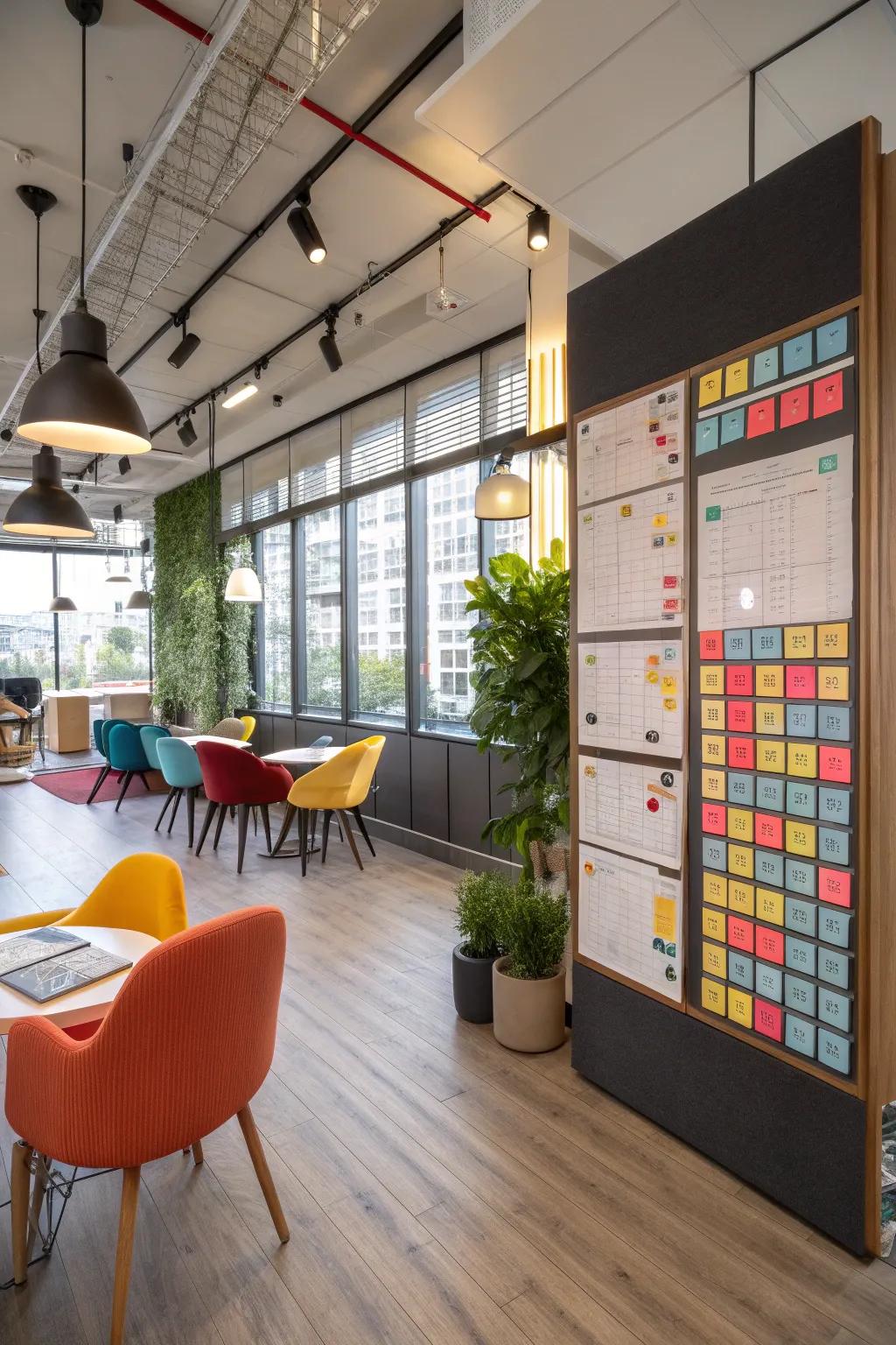 Keep it fresh and dynamic with a magnetic menu board.