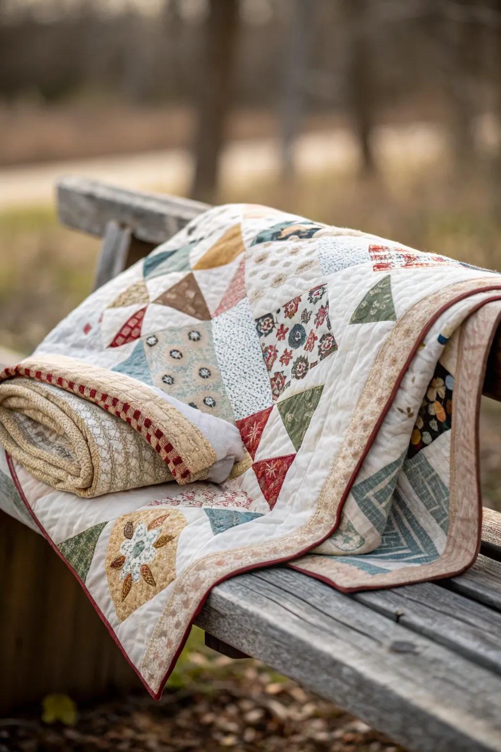 Distinctive design and texture combinations produce coverlets that are absolutely one-of-a-kind.