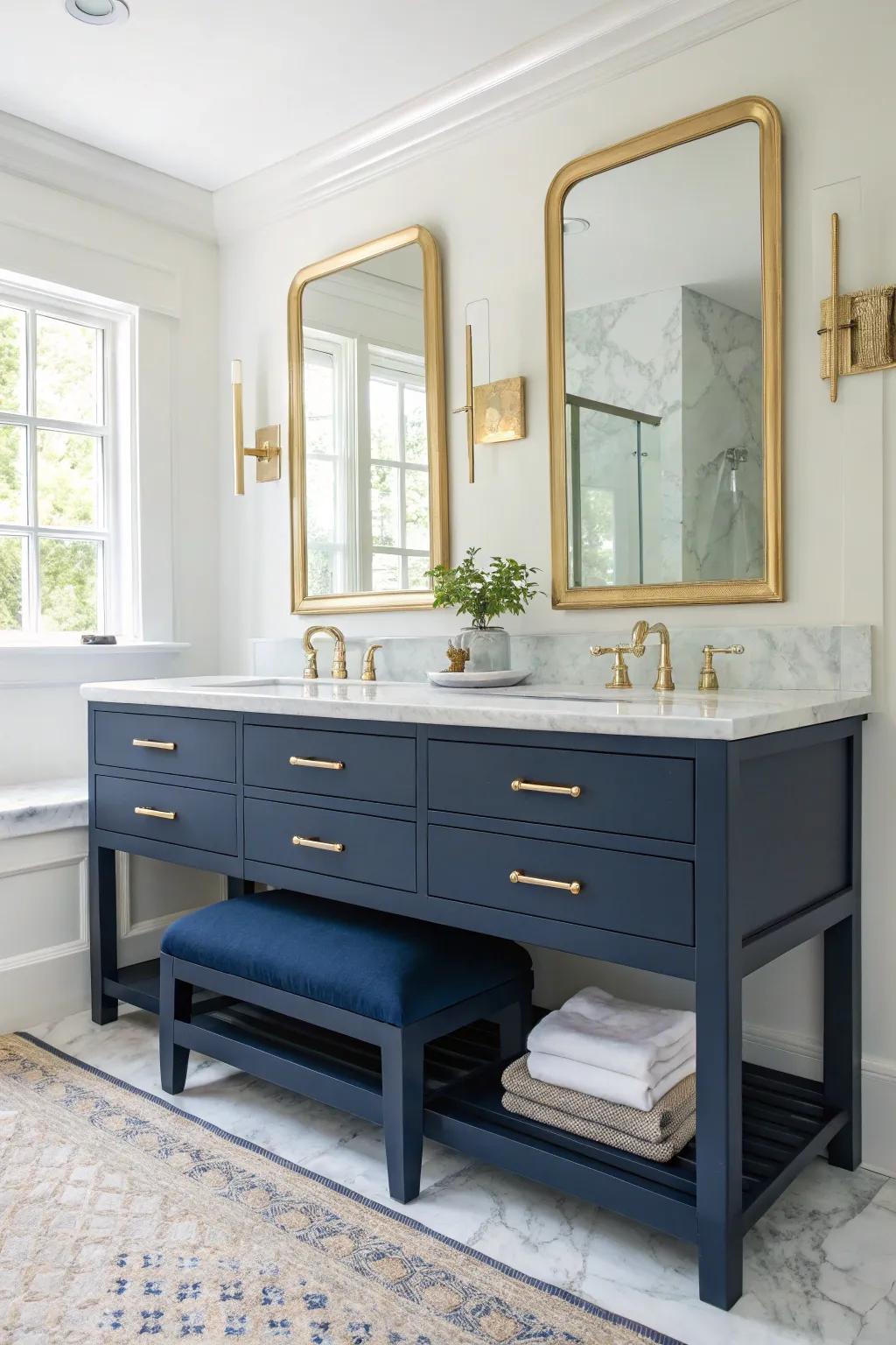Stone countertops add timeless refinement.