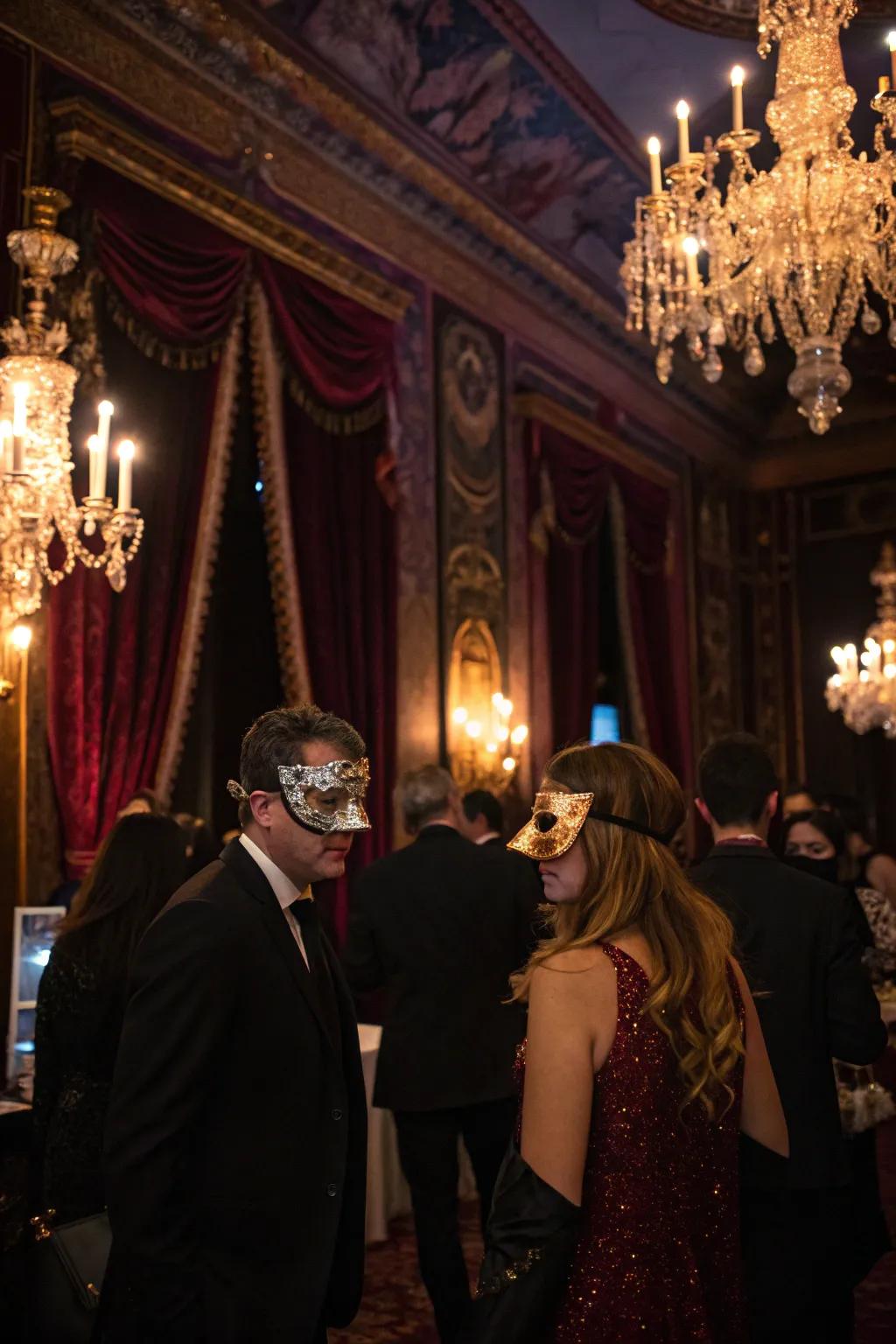 Introduce an element of intrigue to your party with a disguise theme.