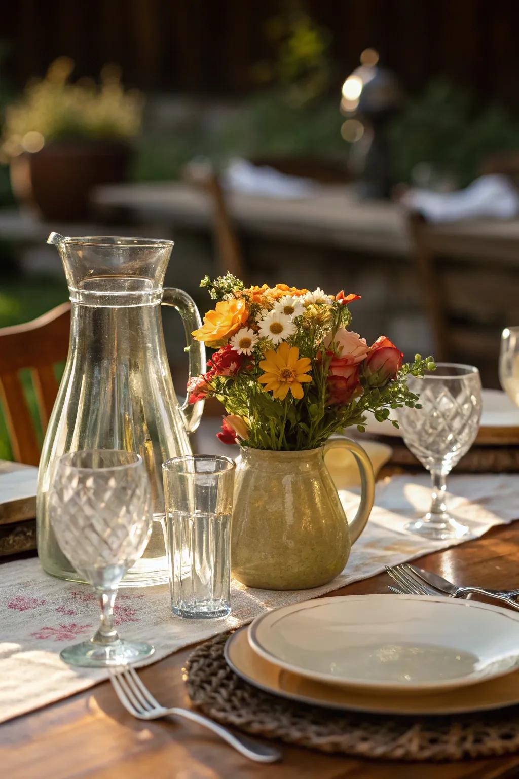 Improve any eating experience with the allure of repurposed glassware.