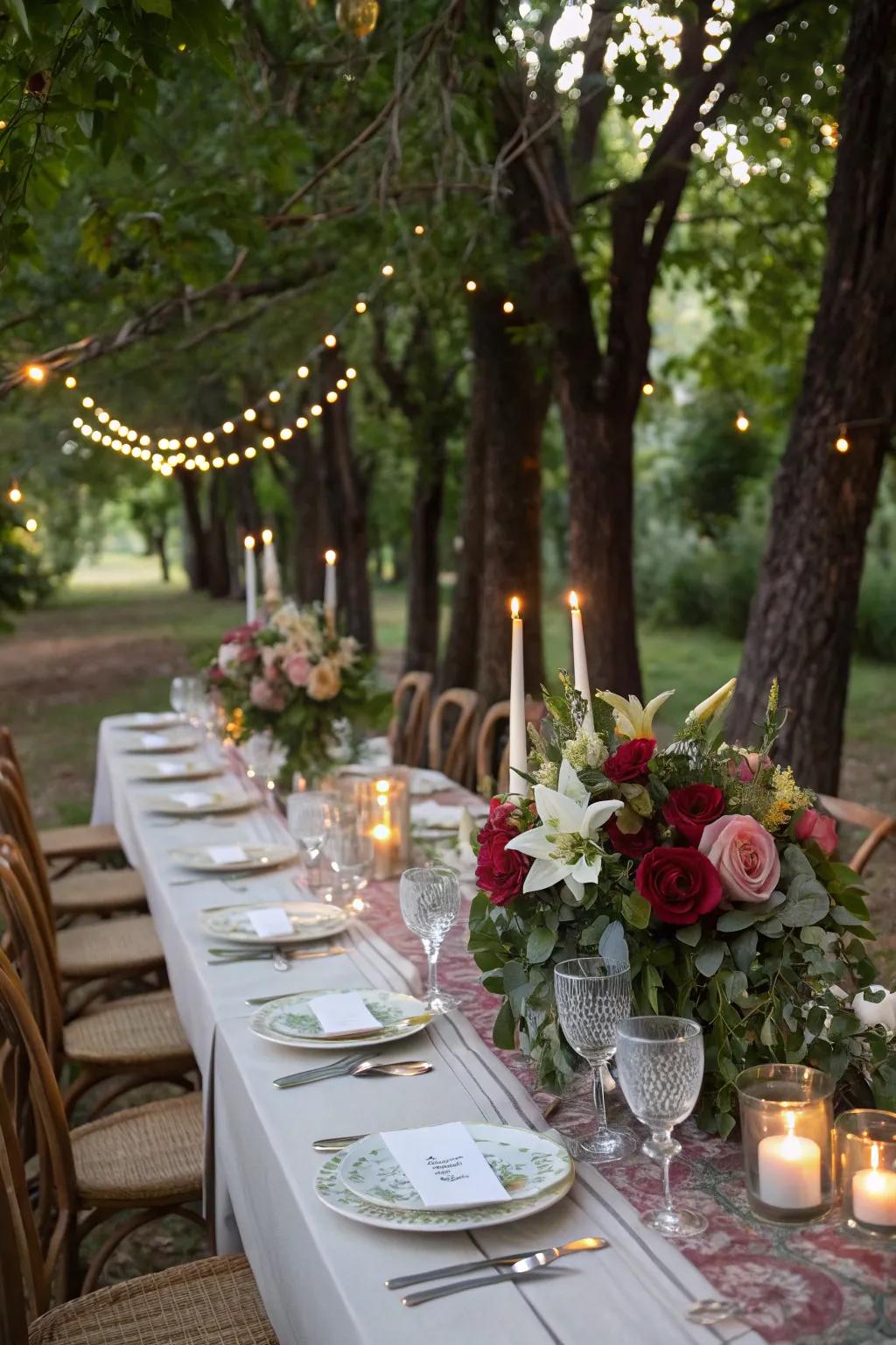 Craft an unforgettable dining occasion with refined table displays.