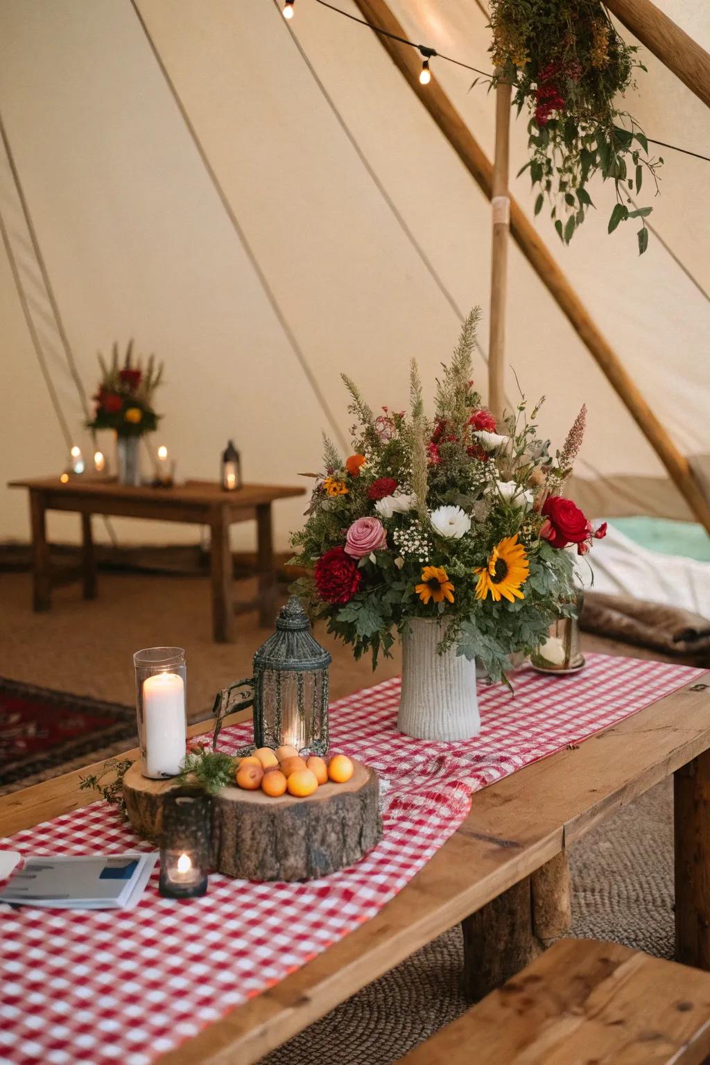 Timber features add a hint of countryside sophistication.