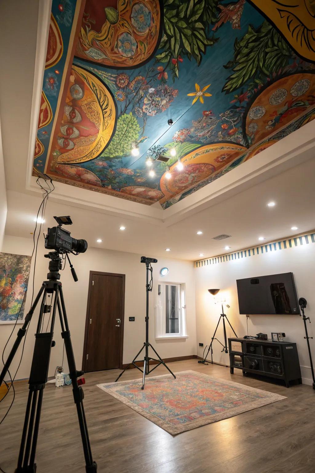 Painted Ceilings for Artistic Expression