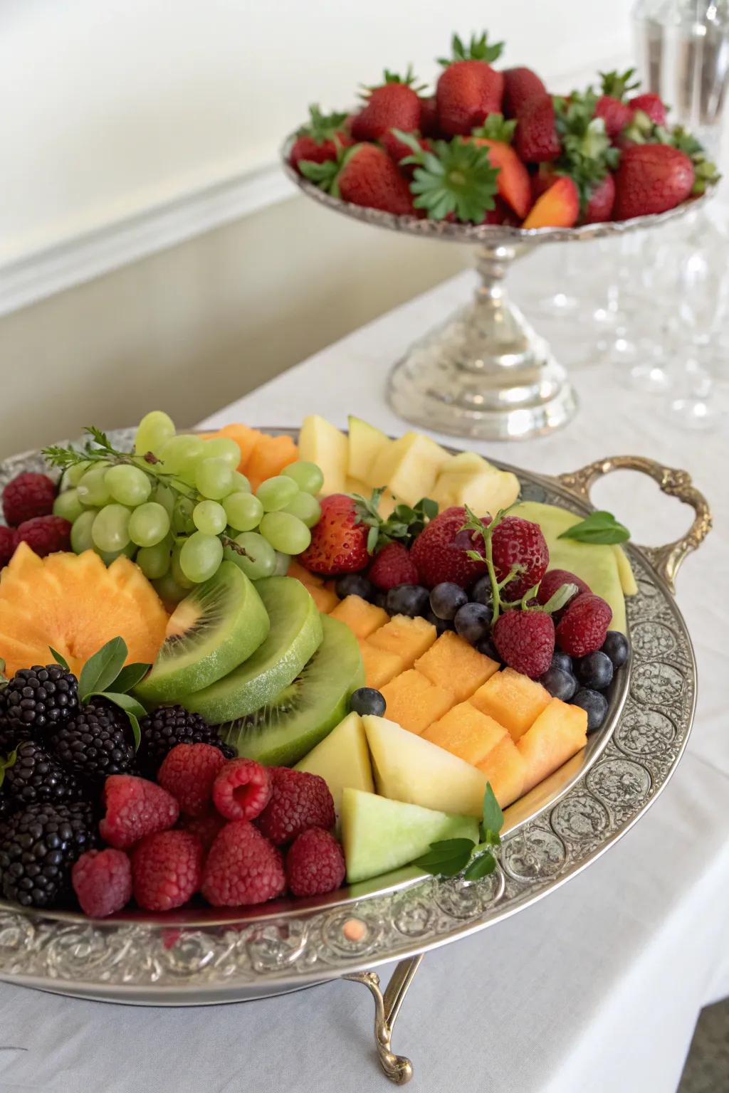 A luscious display of fresh fruits ready to excite your senses.