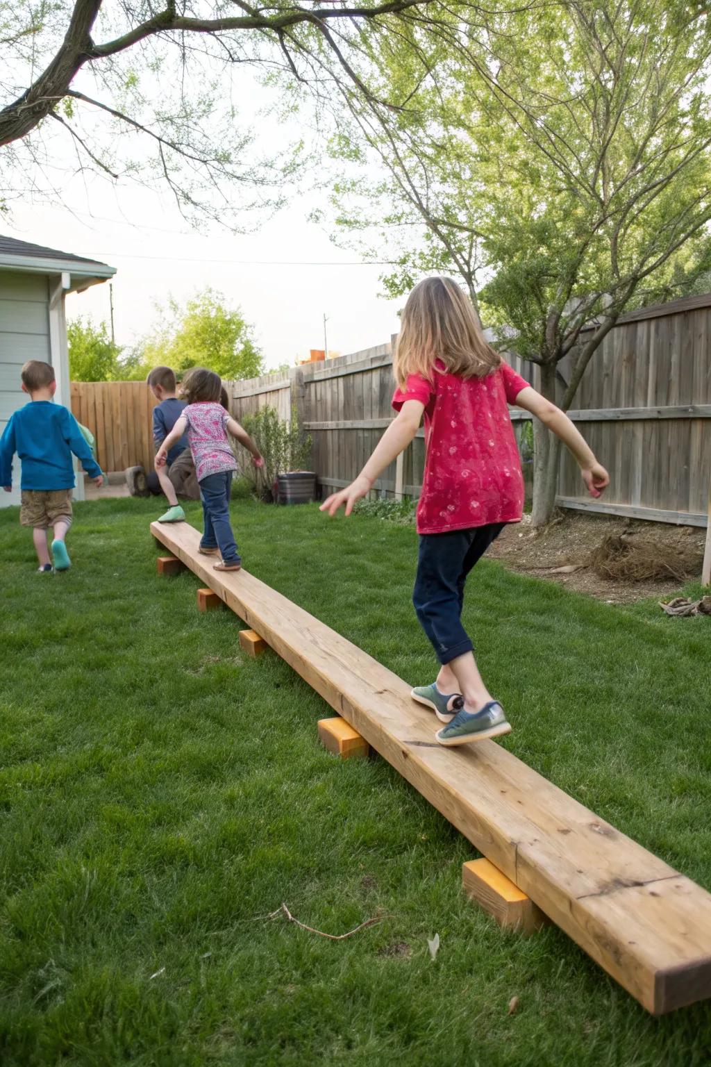 Introduce the rush of pirate adventures with a 'Walk the Plank' challenge.