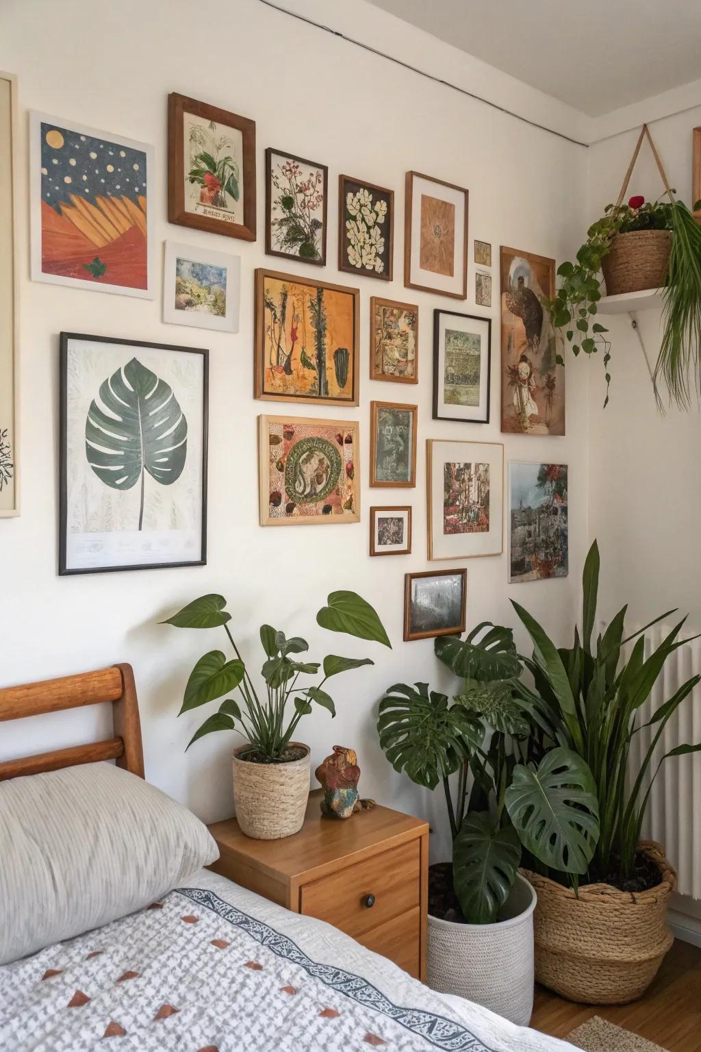 Allow your walls to convey your narrative through custom art and ornaments.