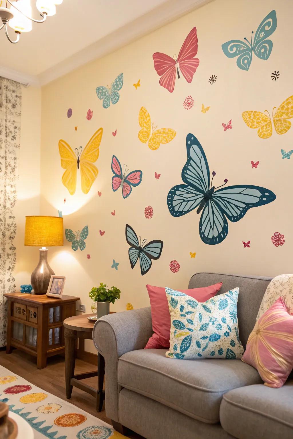 Bring life to your walls with colorful lepidoptera art.
