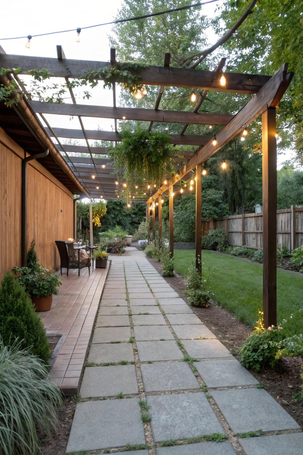 A shelter imparts charm and functionality.