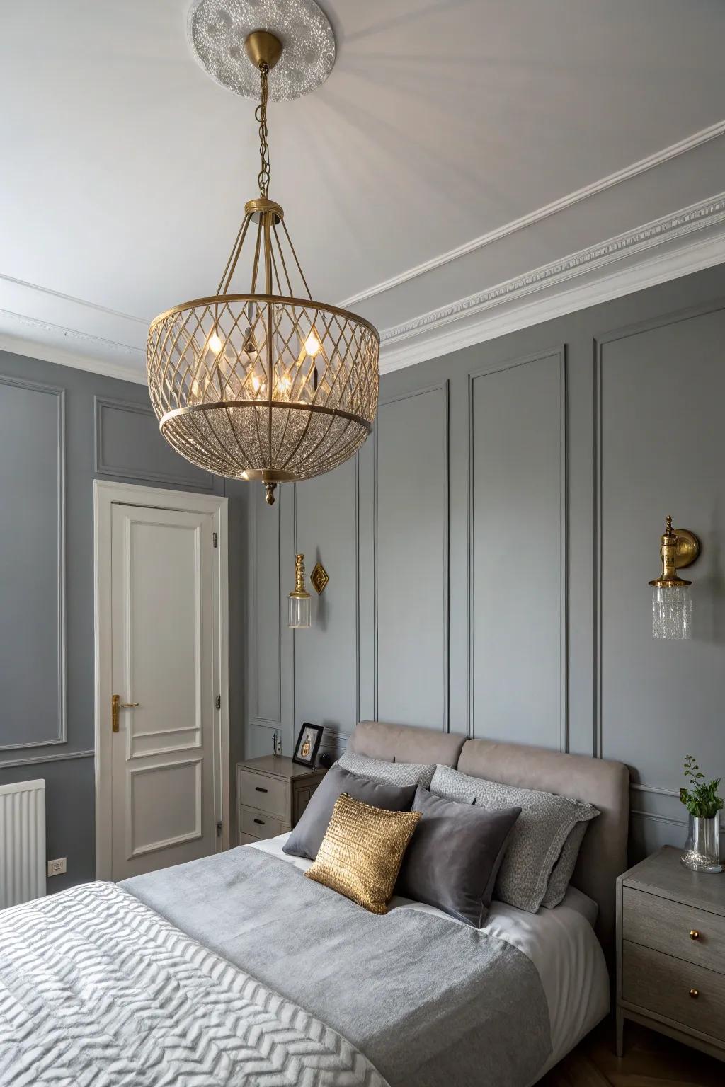 Soft lighting amplifies the peaceful vibe of a tranquil mist bedroom.