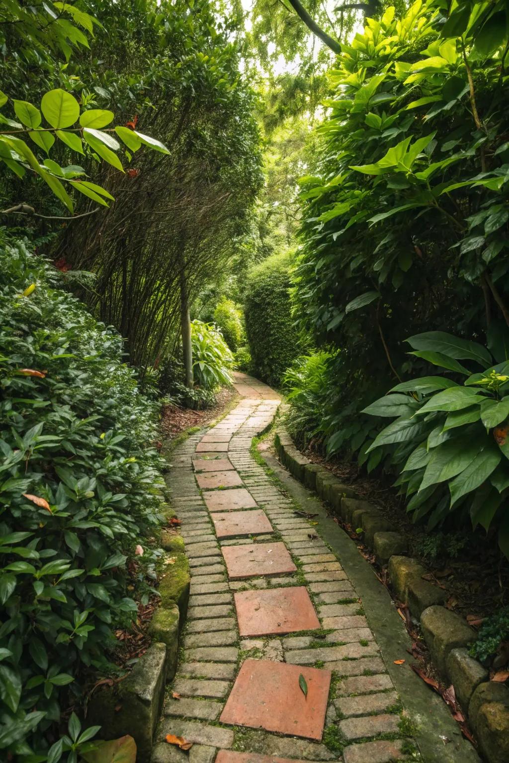 Bold borders bring order and elegance to garden paths.