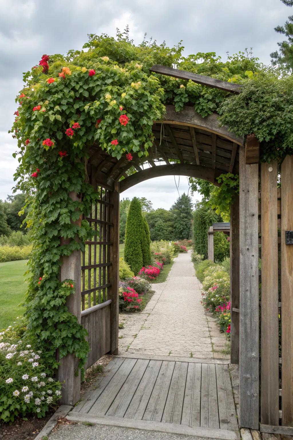 Inspire interest with a private garden threshold.