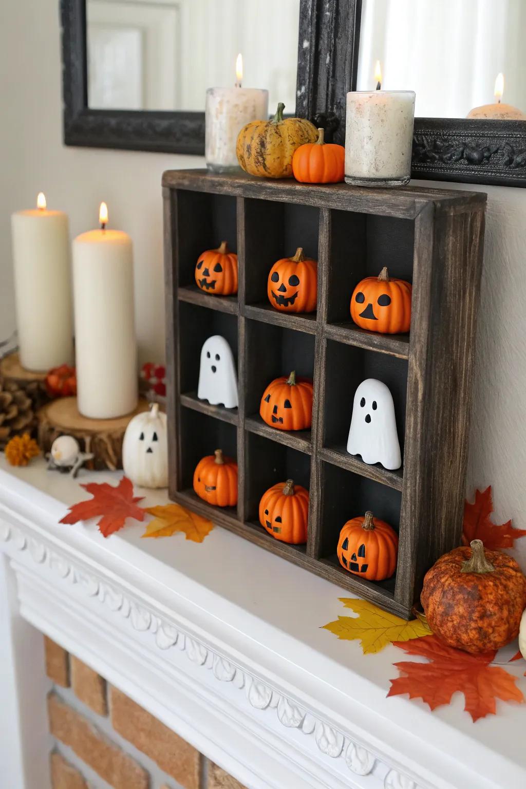 Introduce seasonal spirit inside your abode using a celebratory shadow box.